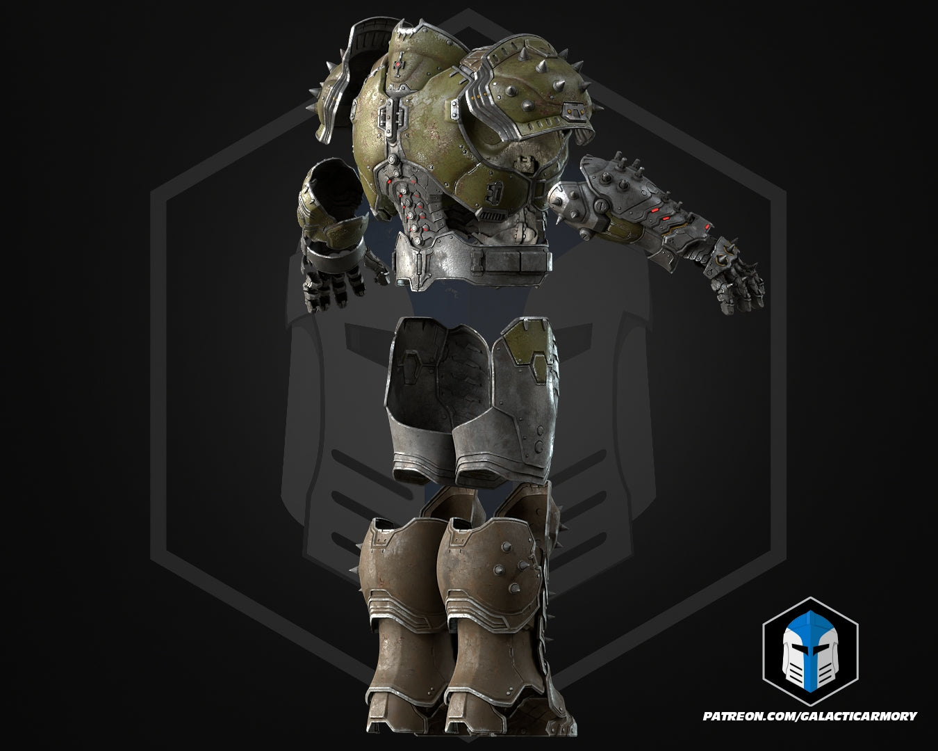 Slayer Dark Ages Helmet and Armor - 3D Print Files