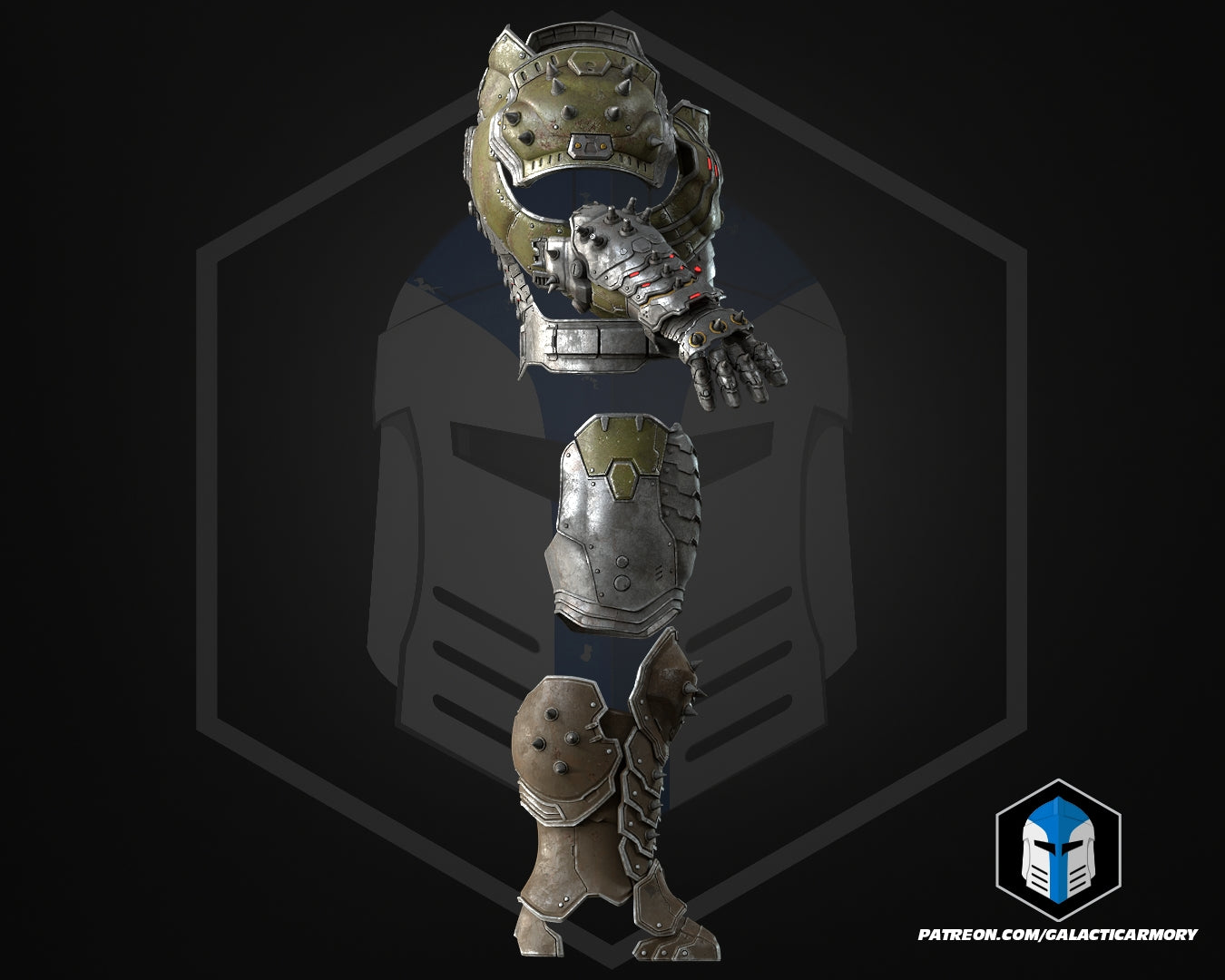 Slayer Dark Ages Helmet and Armor - 3D Print Files