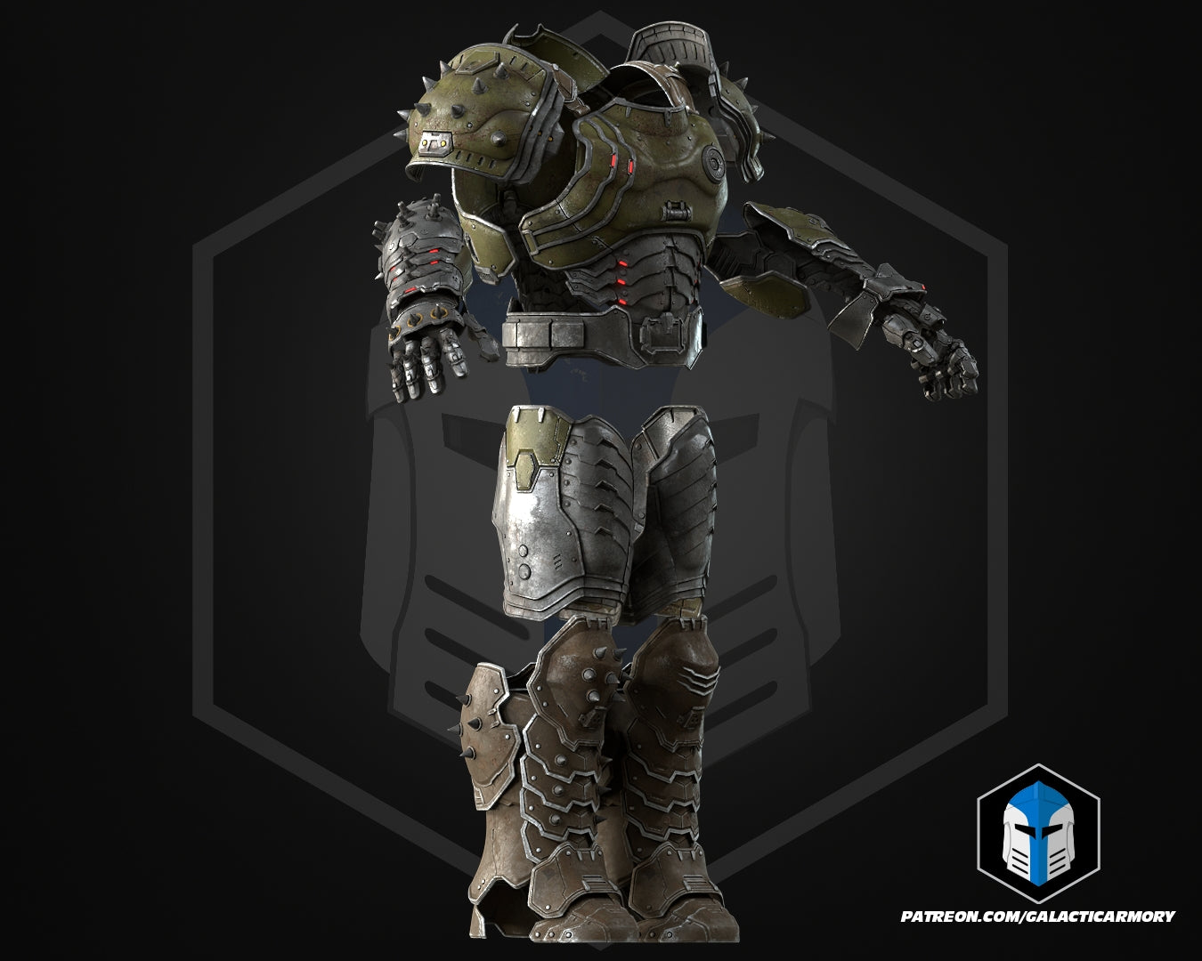 Slayer Dark Ages Helmet and Armor - 3D Print Files