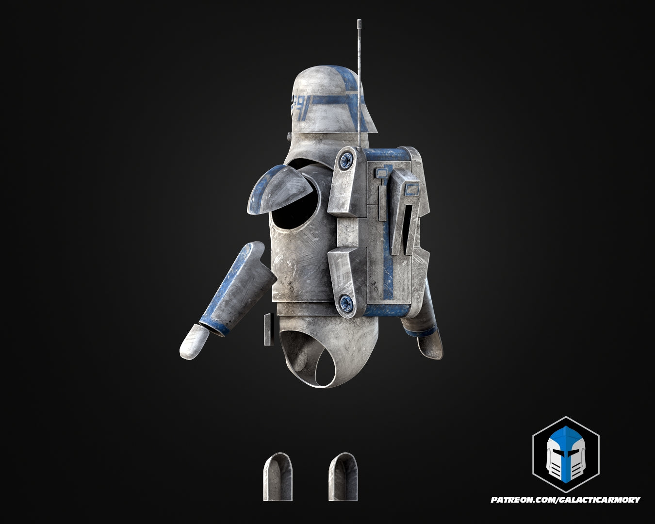 Animated Cold Assault Trooper Helmet and Armor - 3D Print Files
