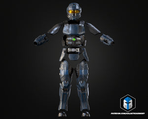 Helldivers 2 - A-35 Recon Helmet and Armor - 3D Print Files