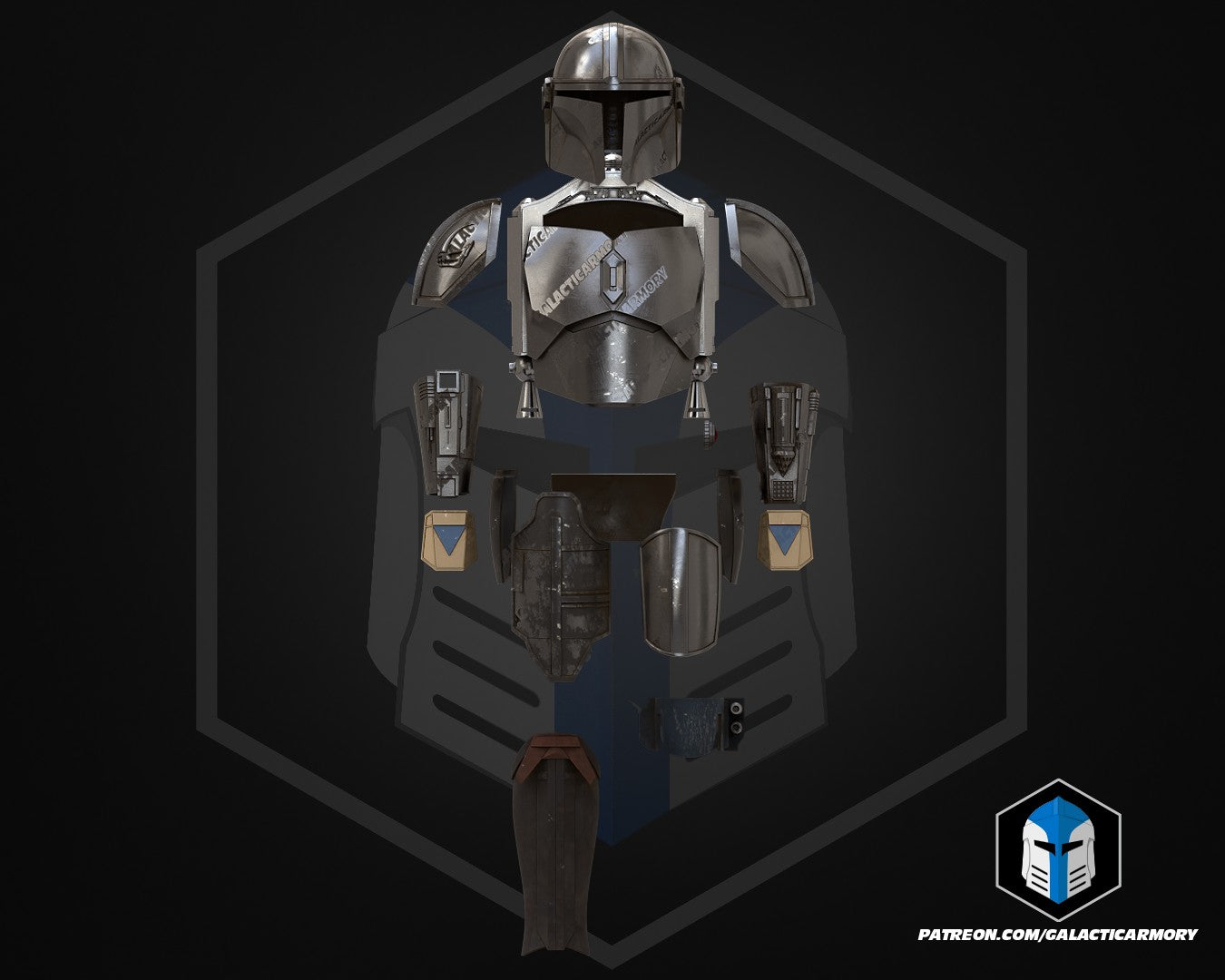 Mandalorian Beskar Armor - 3D Print Files
