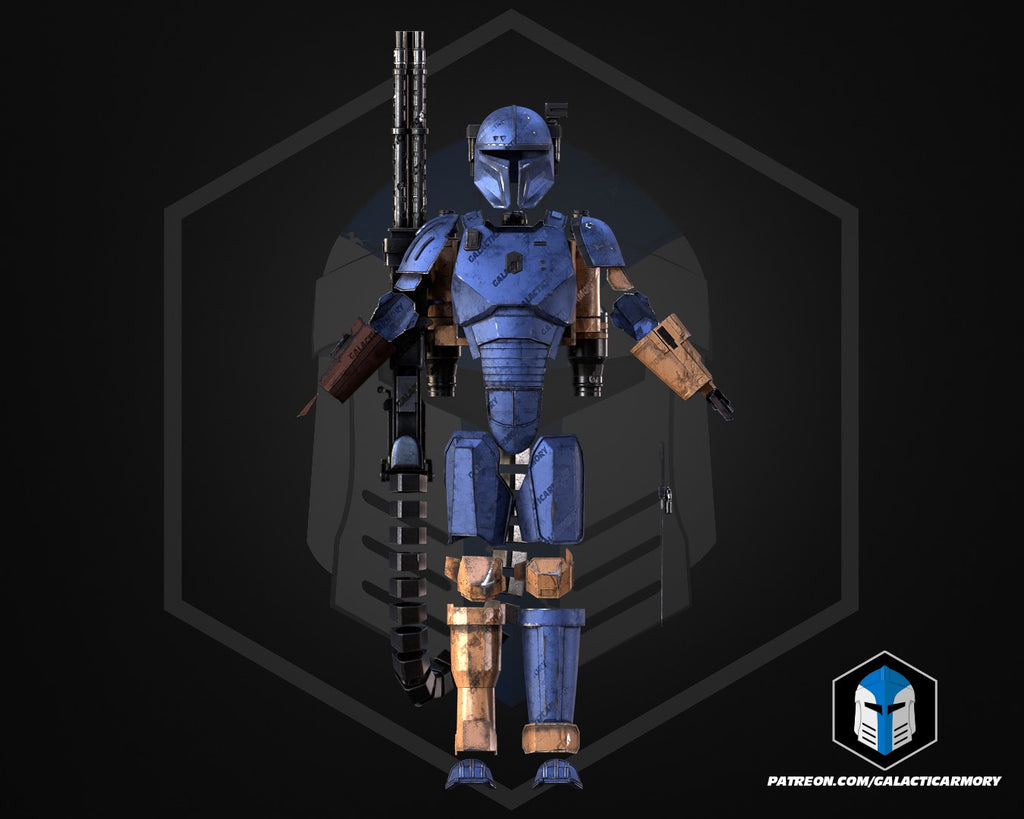 Mandalorian Beskar Armor STL Files – 3D Print | Galactic Armory