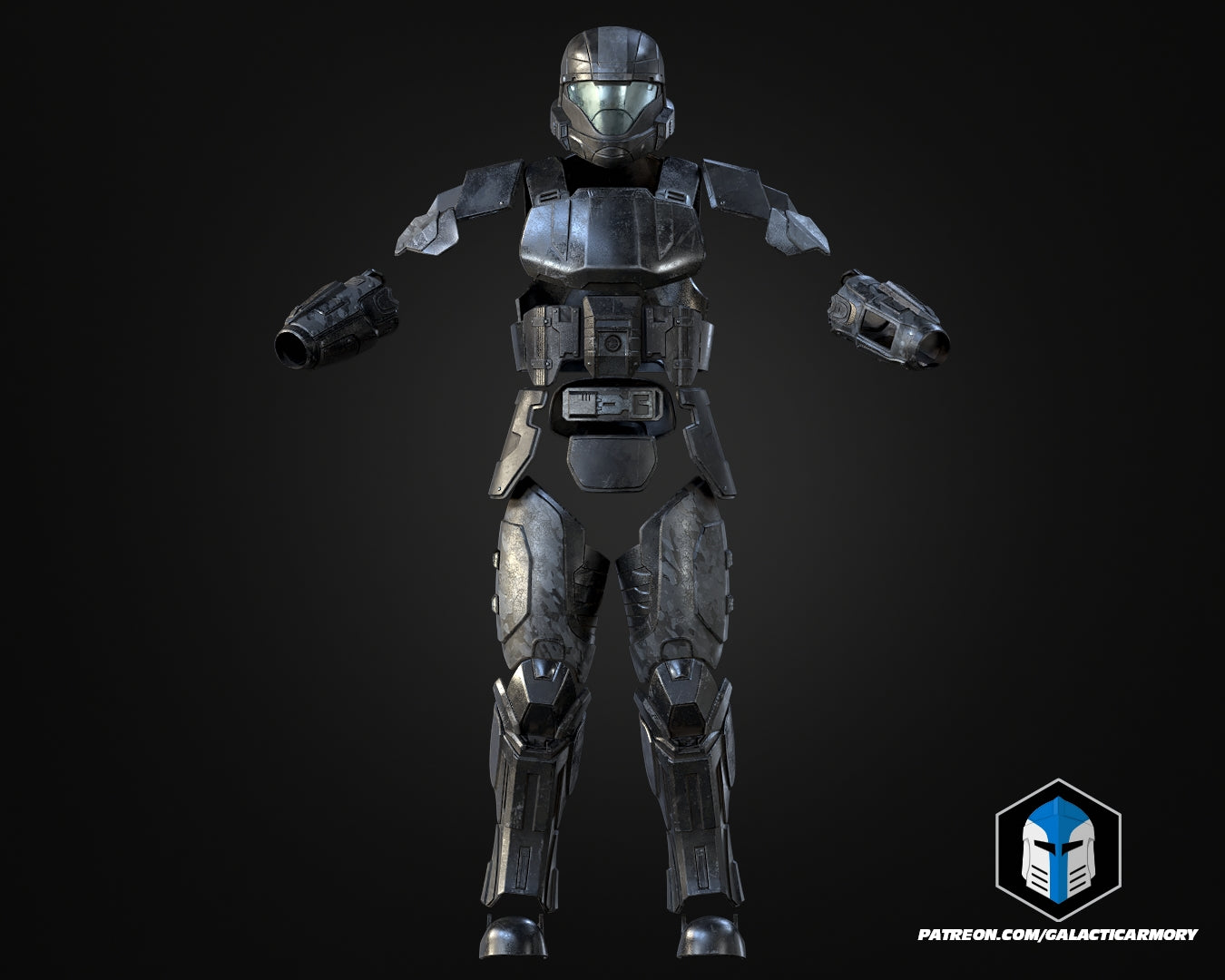 Helldivers 2 - A-9 Helljumper Helmet and Armor - 3D Print Files