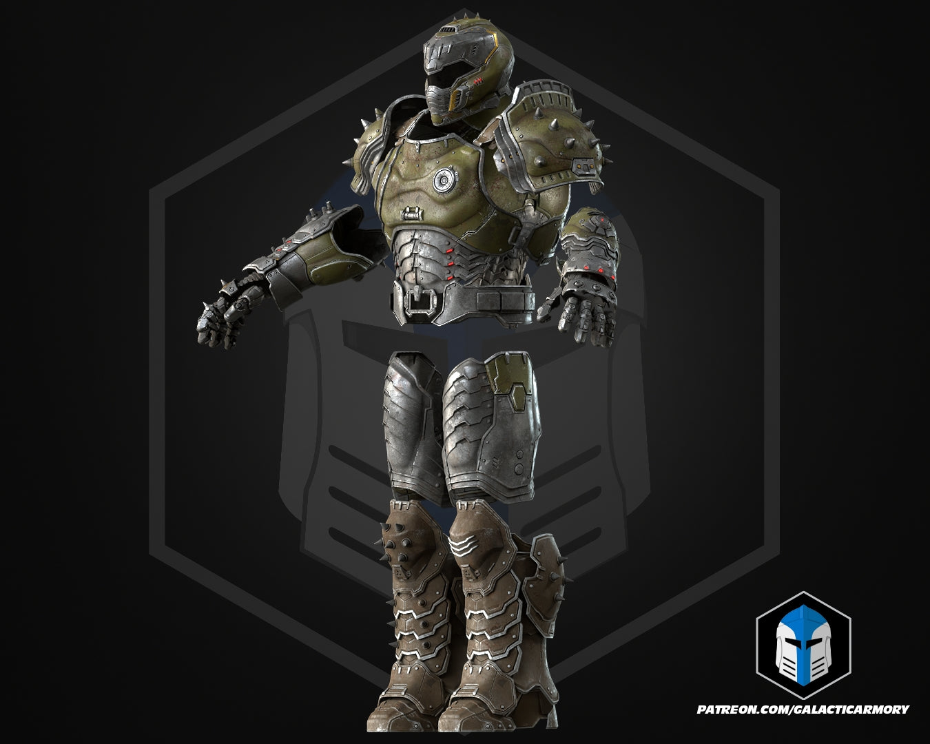 Slayer Dark Ages Helmet and Armor - 3D Print Files