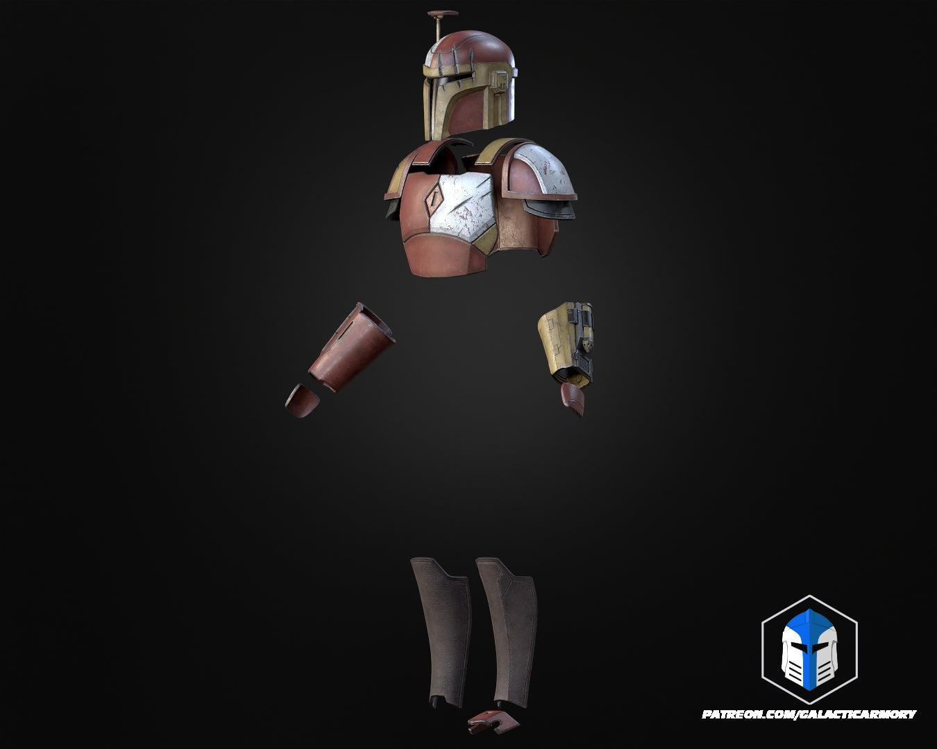 Mando Spirit Helmet and Armor - 3D Print Files