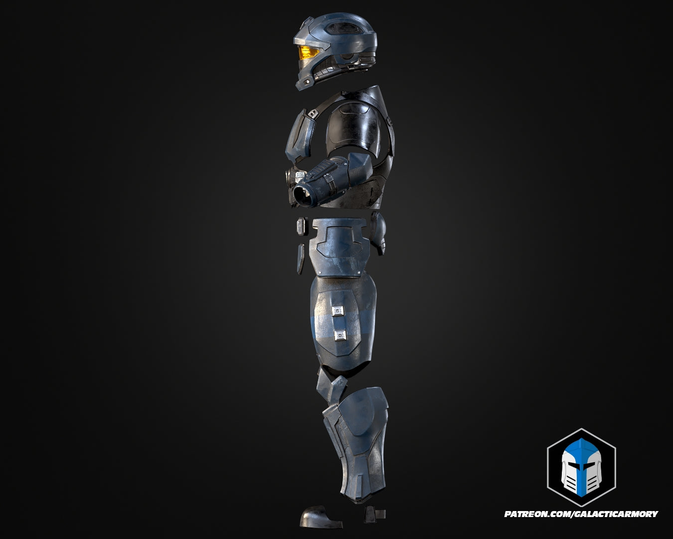 Helldivers 2 - A-35 Recon Helmet and Armor - 3D Print Files