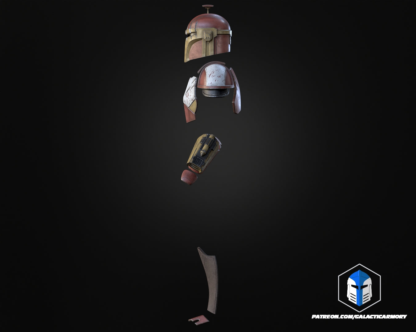 Mando Spirit Helmet and Armor - 3D Print Files