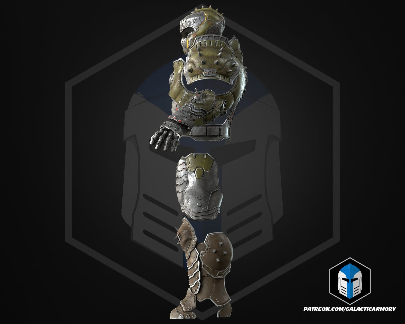 Slayer Dark Ages Helmet and Armor - 3D Print Files