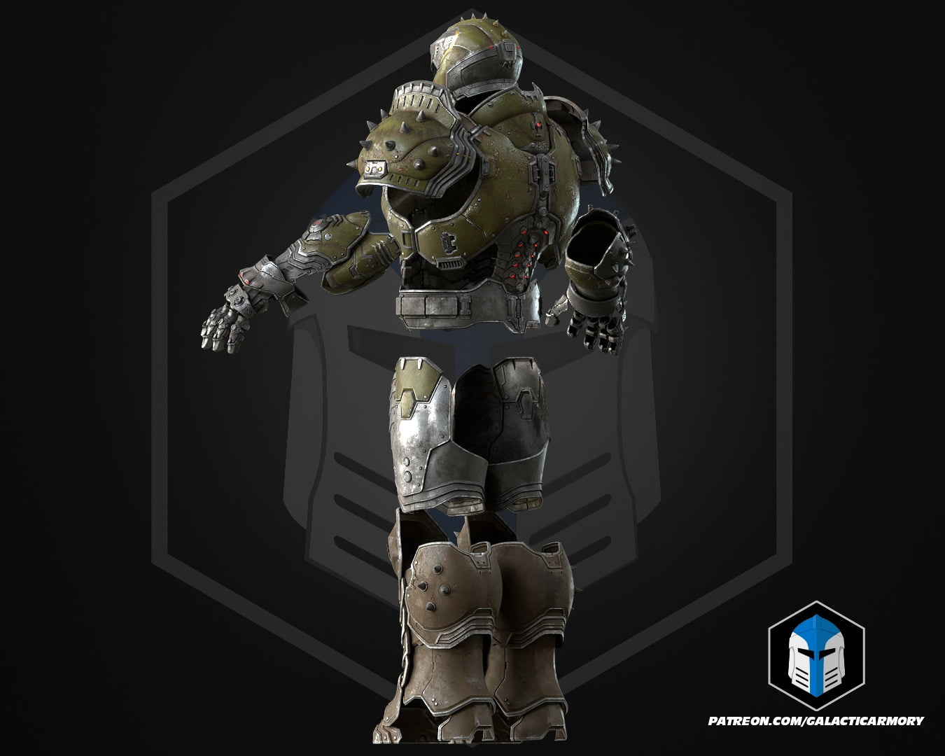 Slayer Dark Ages Helmet and Armor - 3D Print Files