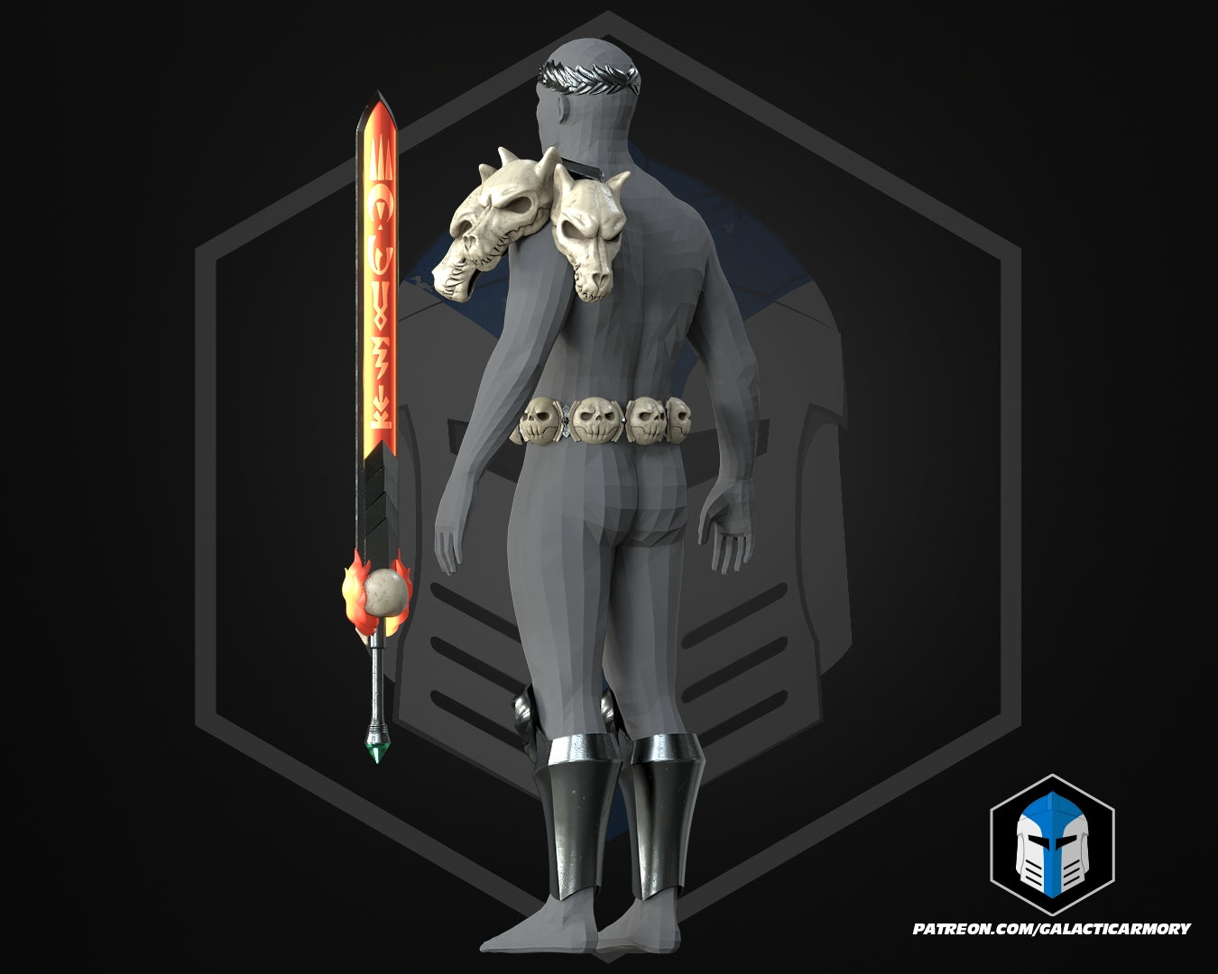 Hades Zagreus Armor and Weapon - 3D Print Files