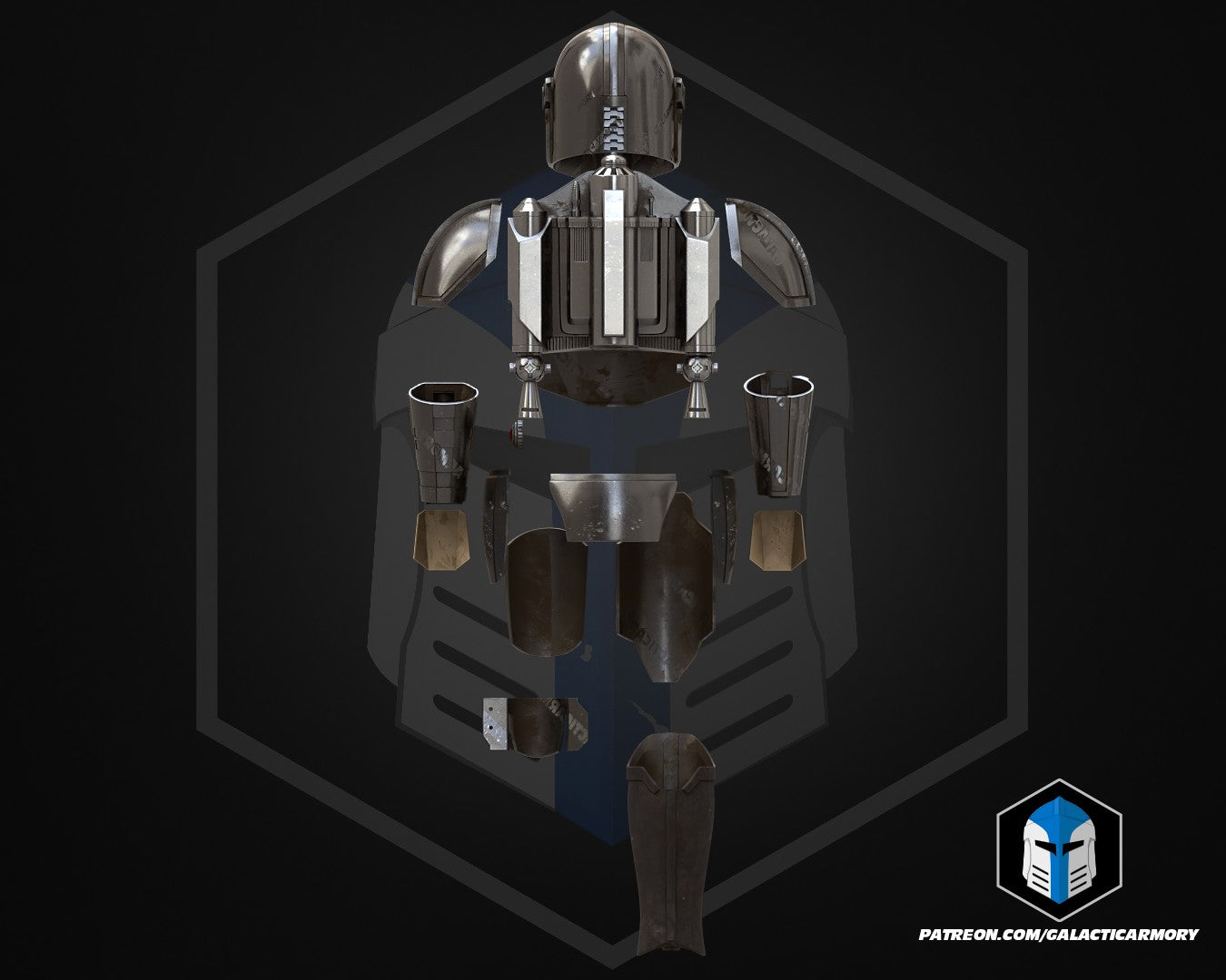 Mandalorian Beskar Armor - 3D Print Files – Galactic Armory
