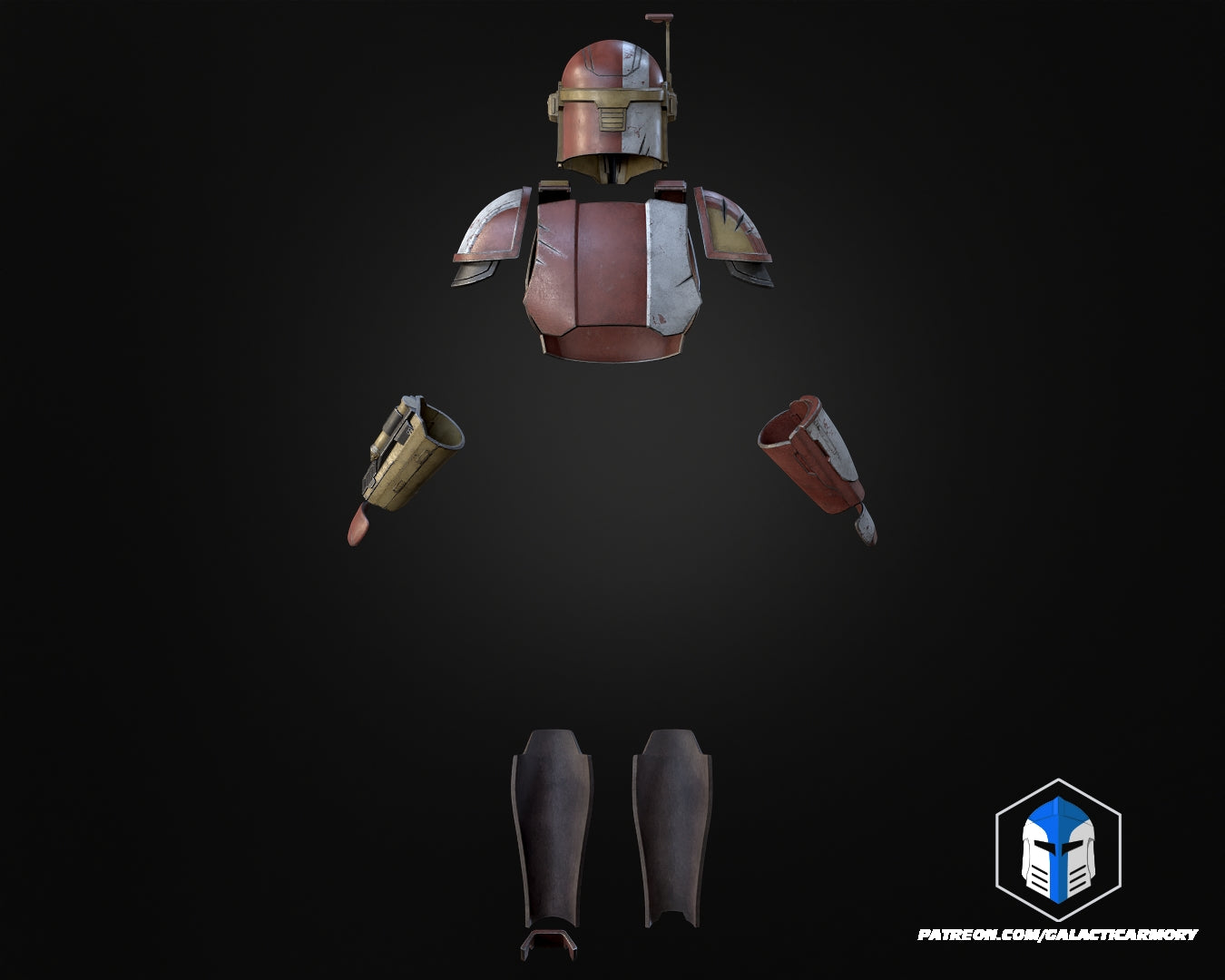 Mando Spirit Helmet and Armor - 3D Print Files