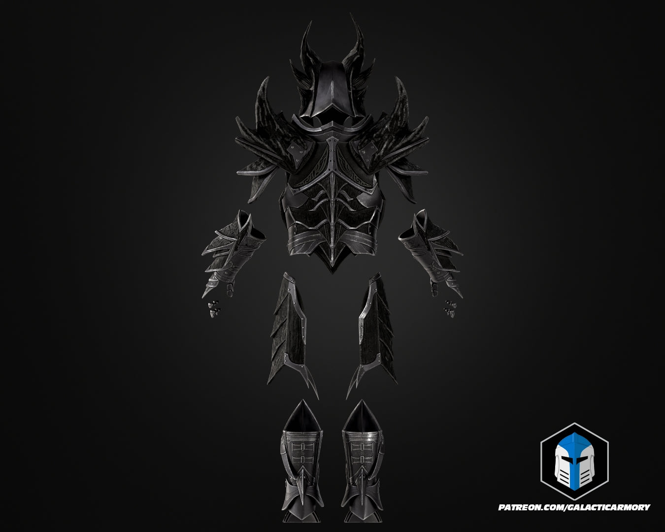 Daedric Helmet and Armor - 3D Print Files