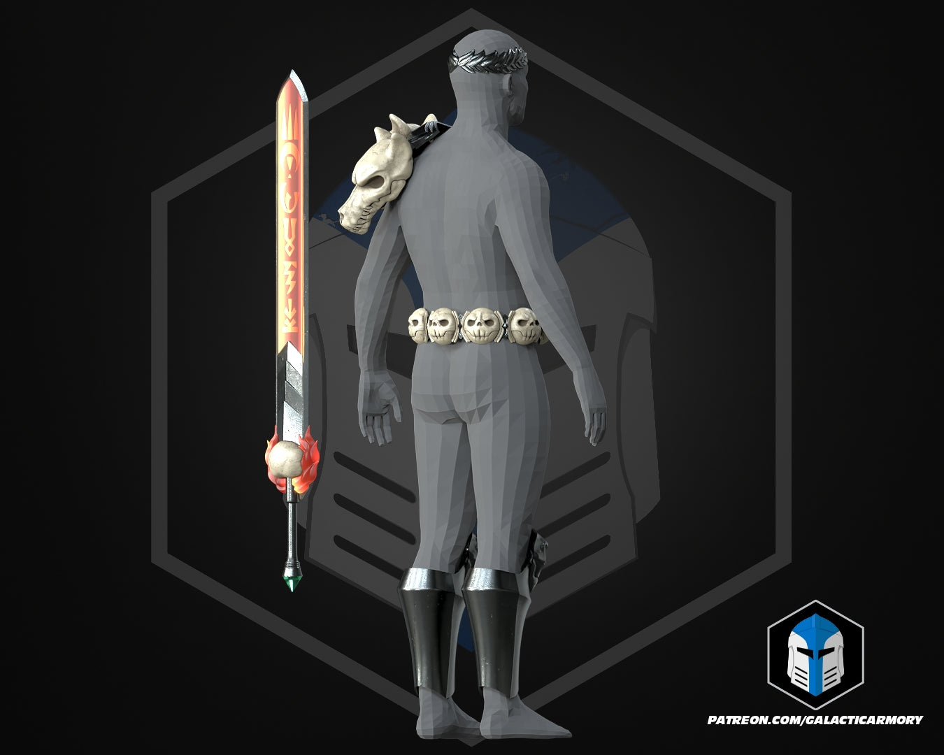 Hades Zagreus Armor and Weapon - 3D Print Files