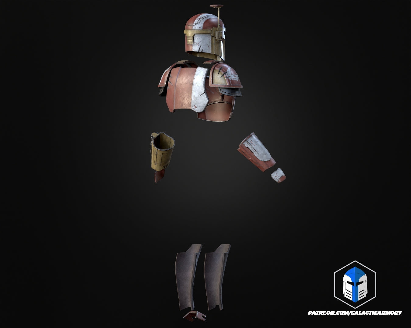 Mando Spirit Helmet and Armor - 3D Print Files