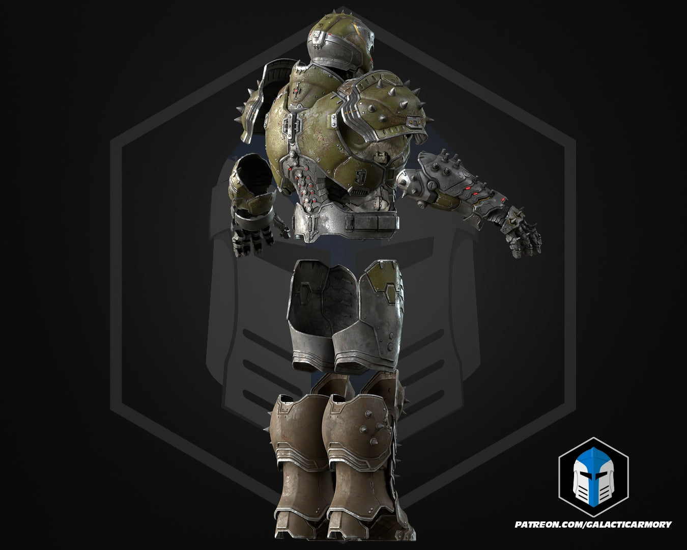 Slayer Dark Ages Helmet and Armor - 3D Print Files