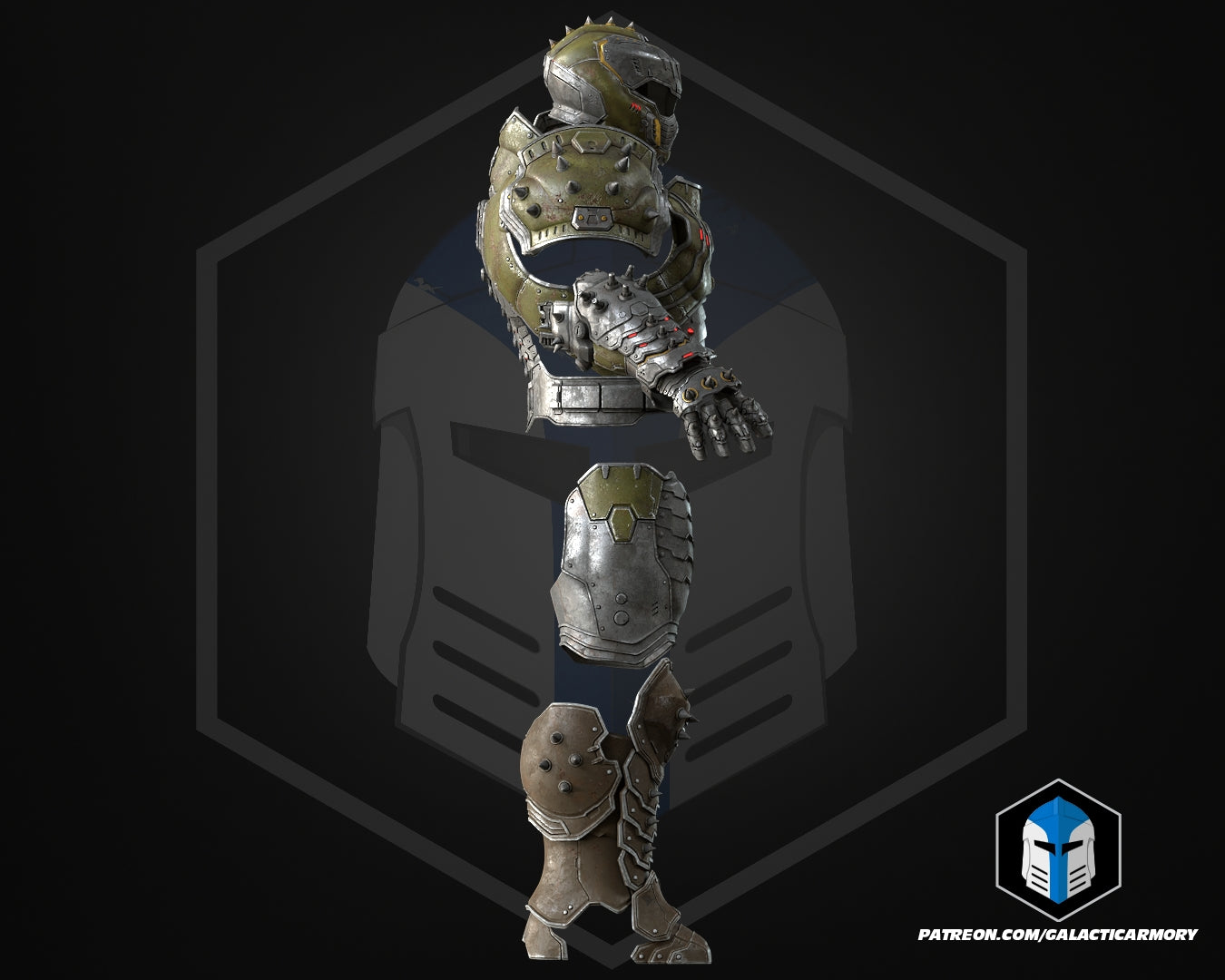 Slayer Dark Ages Helmet and Armor - 3D Print Files