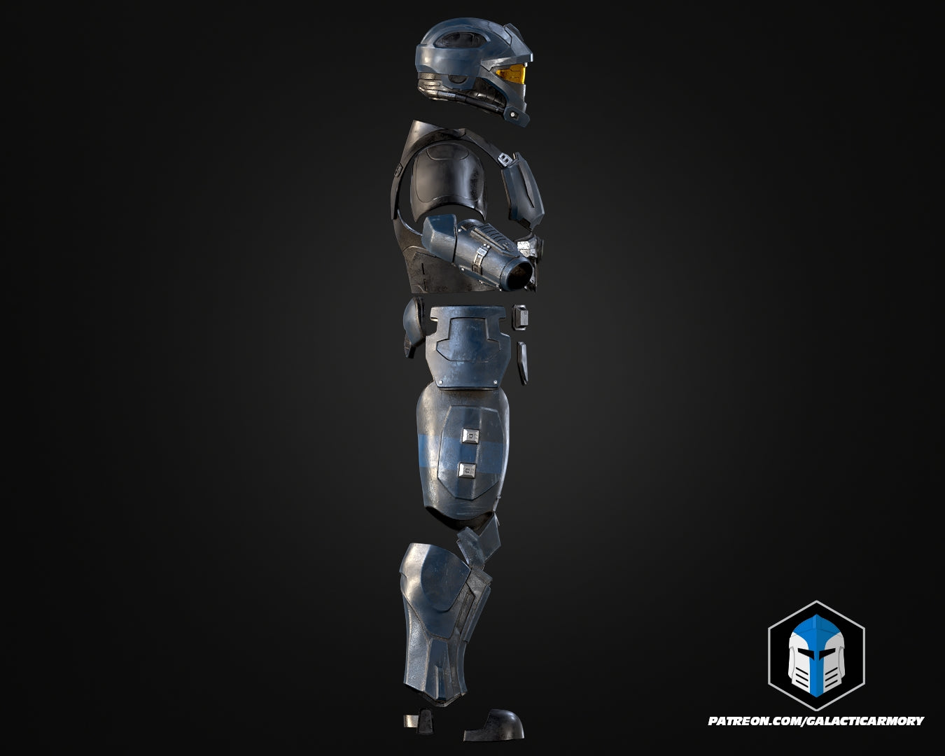 Helldivers 2 - A-35 Recon Helmet and Armor - 3D Print Files
