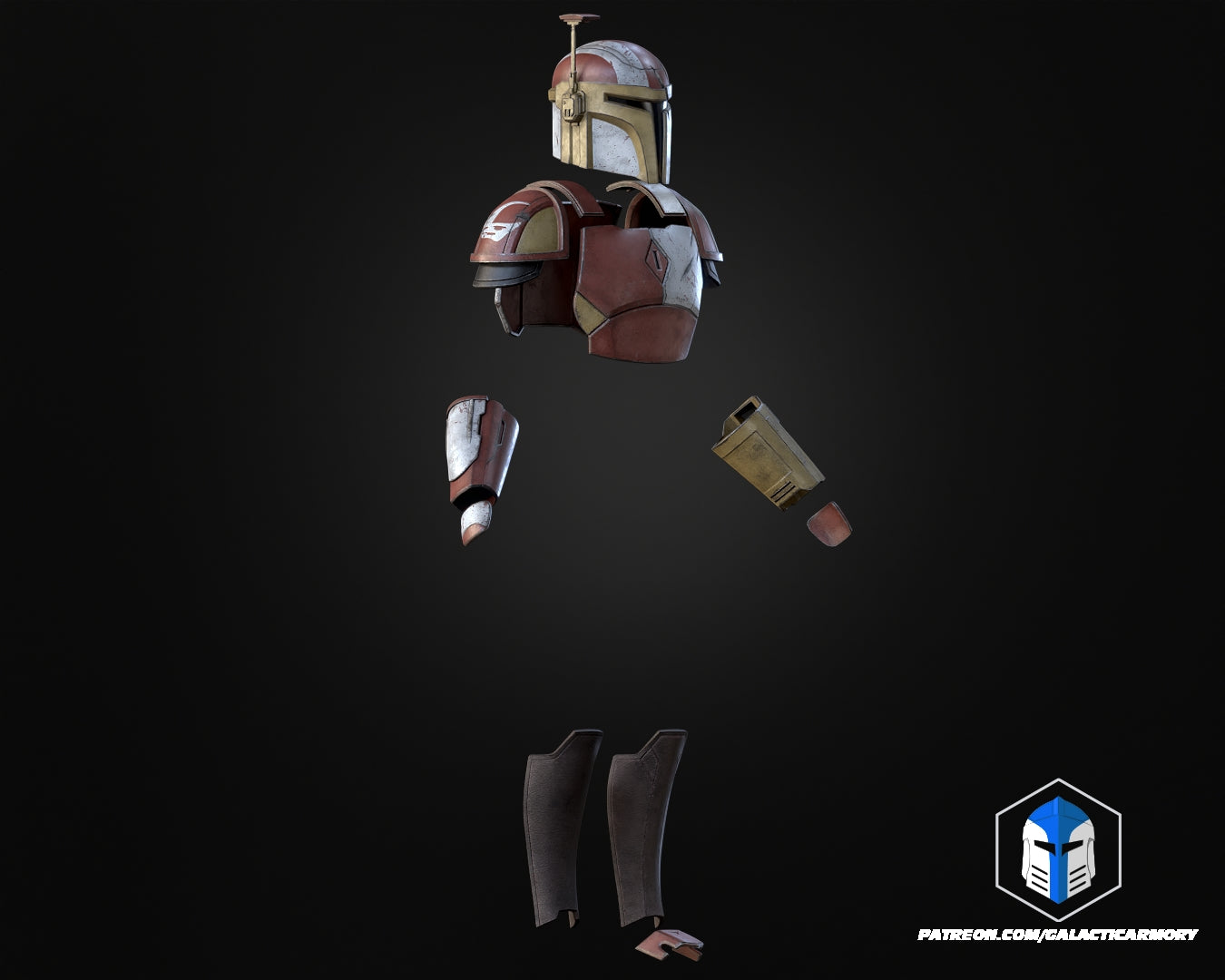 Mando Spirit Helmet and Armor - 3D Print Files