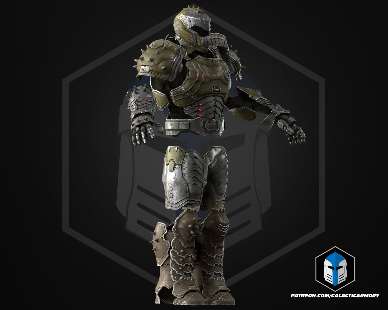 Slayer Dark Ages Helmet and Armor - 3D Print Files