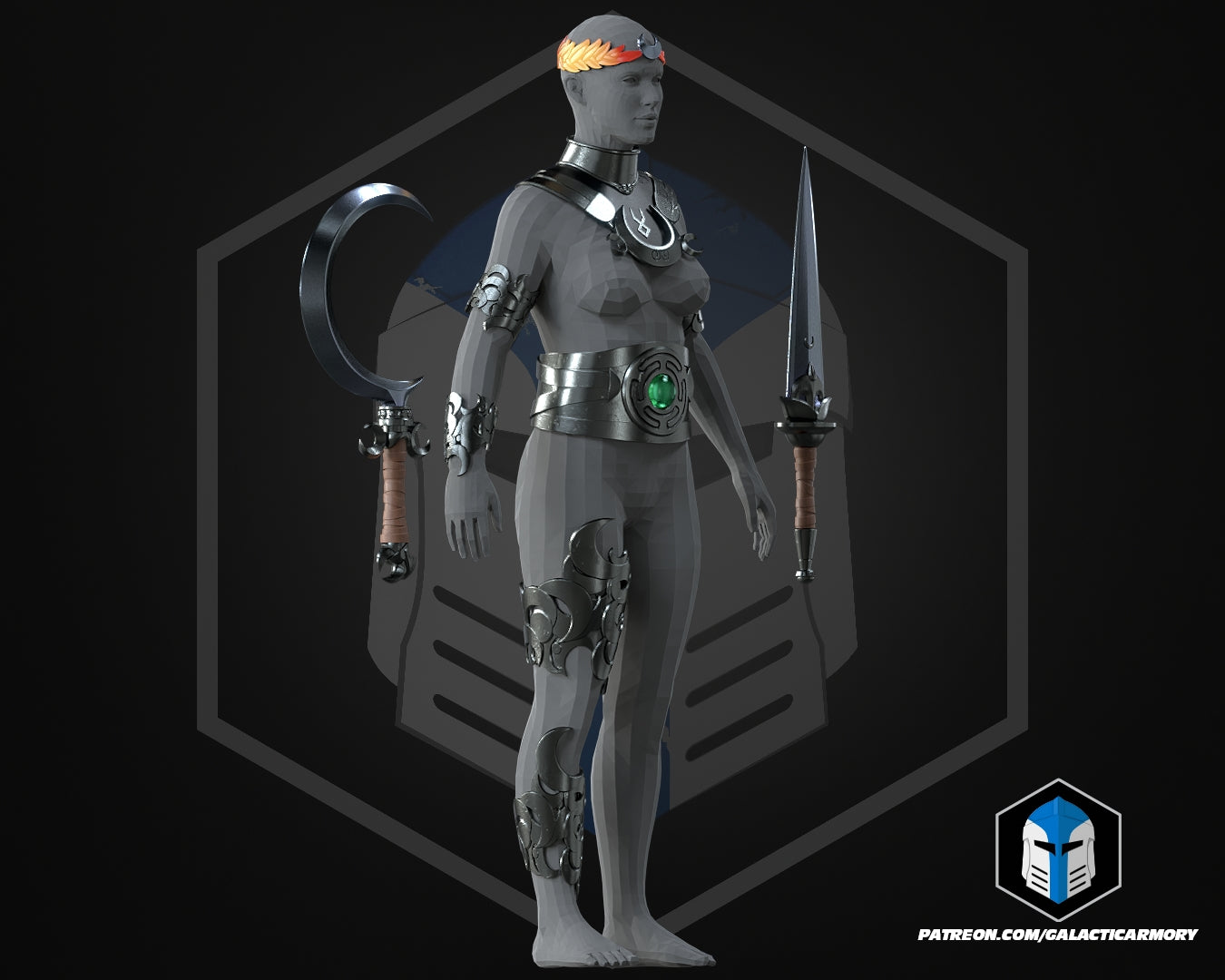 Hades 2 Melinoë Armor and Weapons - 3D Print Files