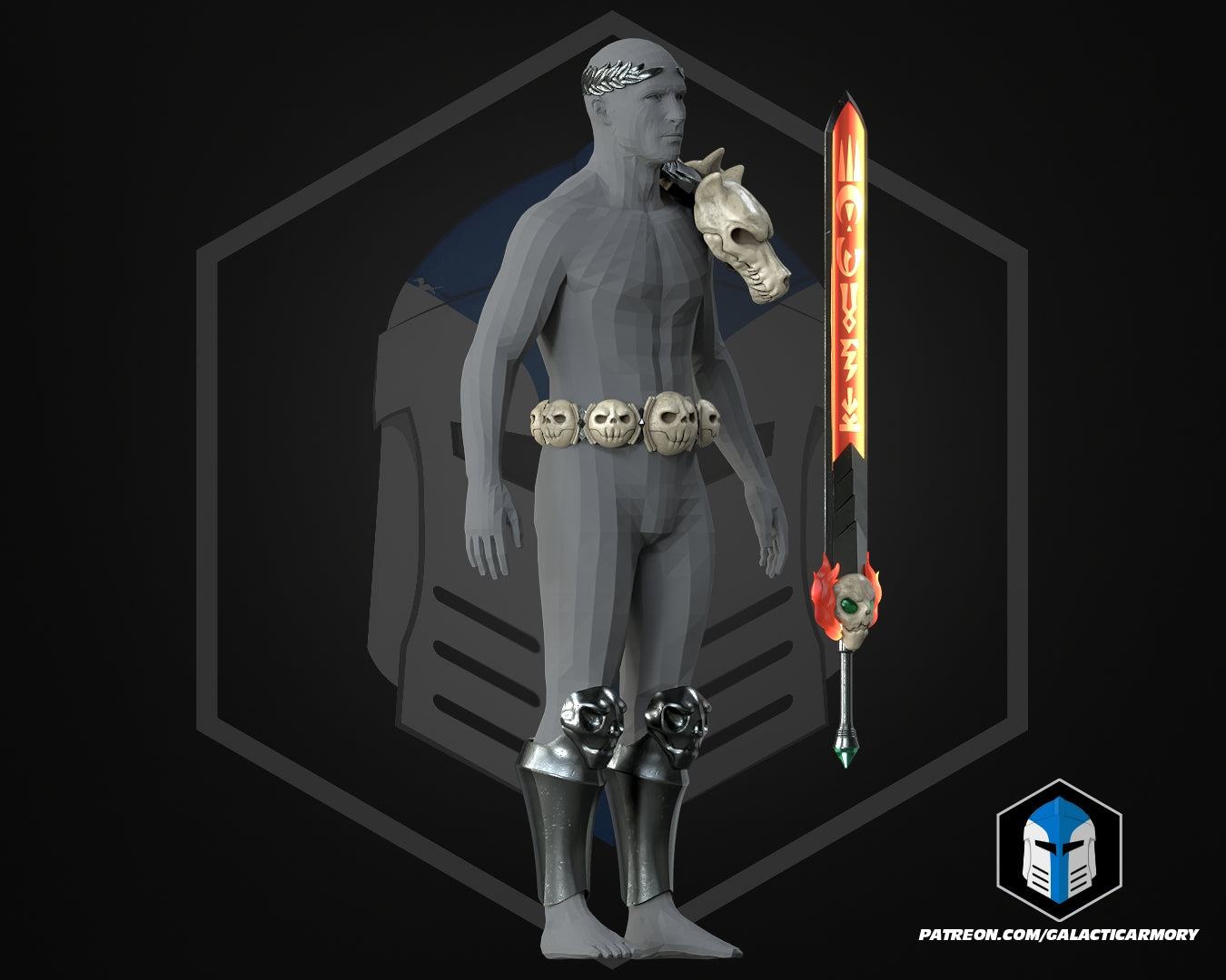 Hades Zagreus Armor and Weapon - 3D Print Files