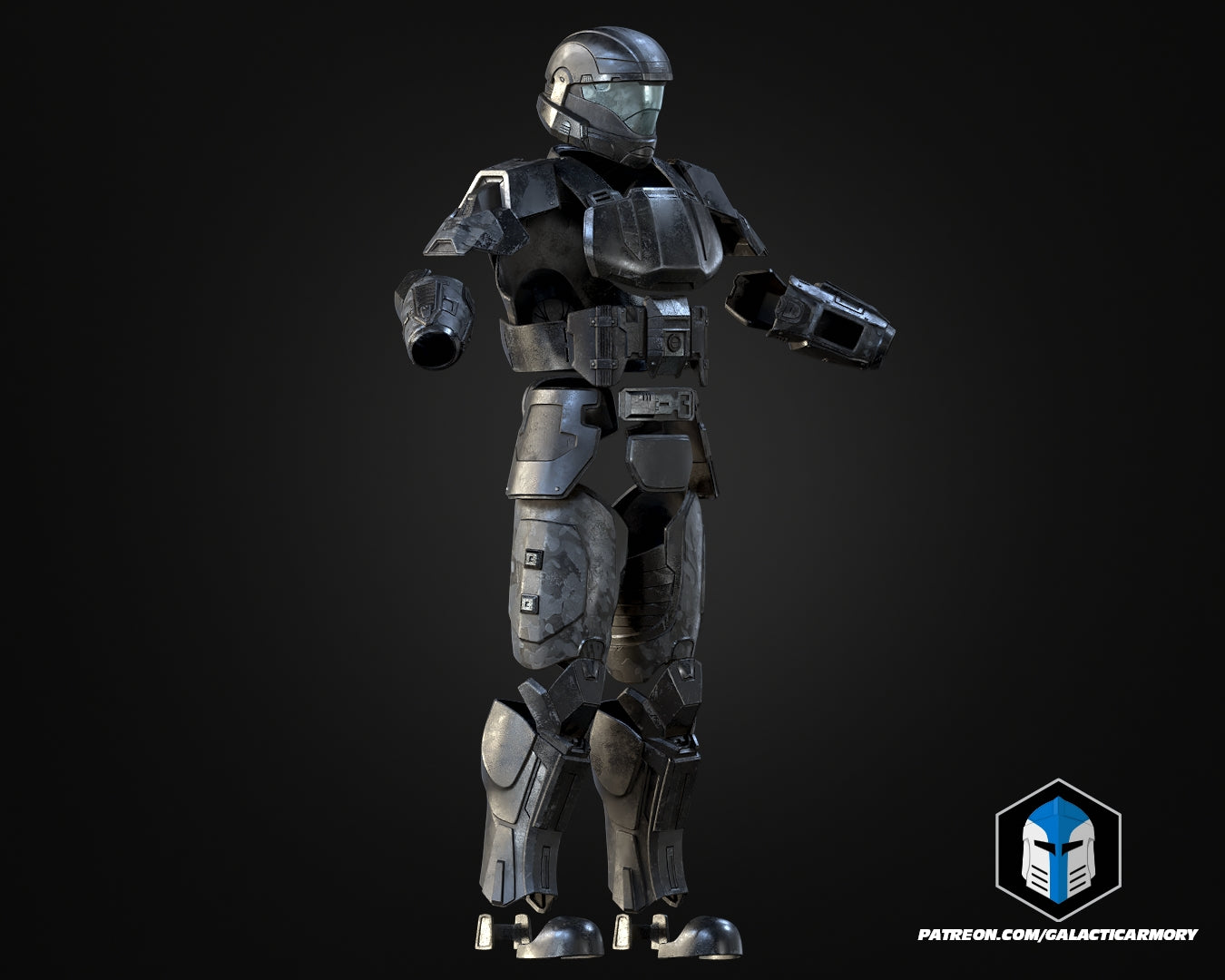 Helldivers 2 - A-9 Helljumper Helmet and Armor - 3D Print Files
