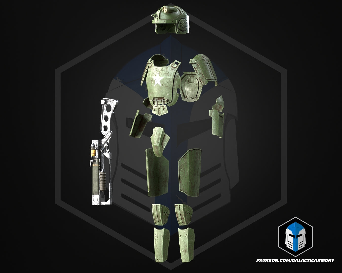 Combat Armor and Laser Rifle - 3D Print Files