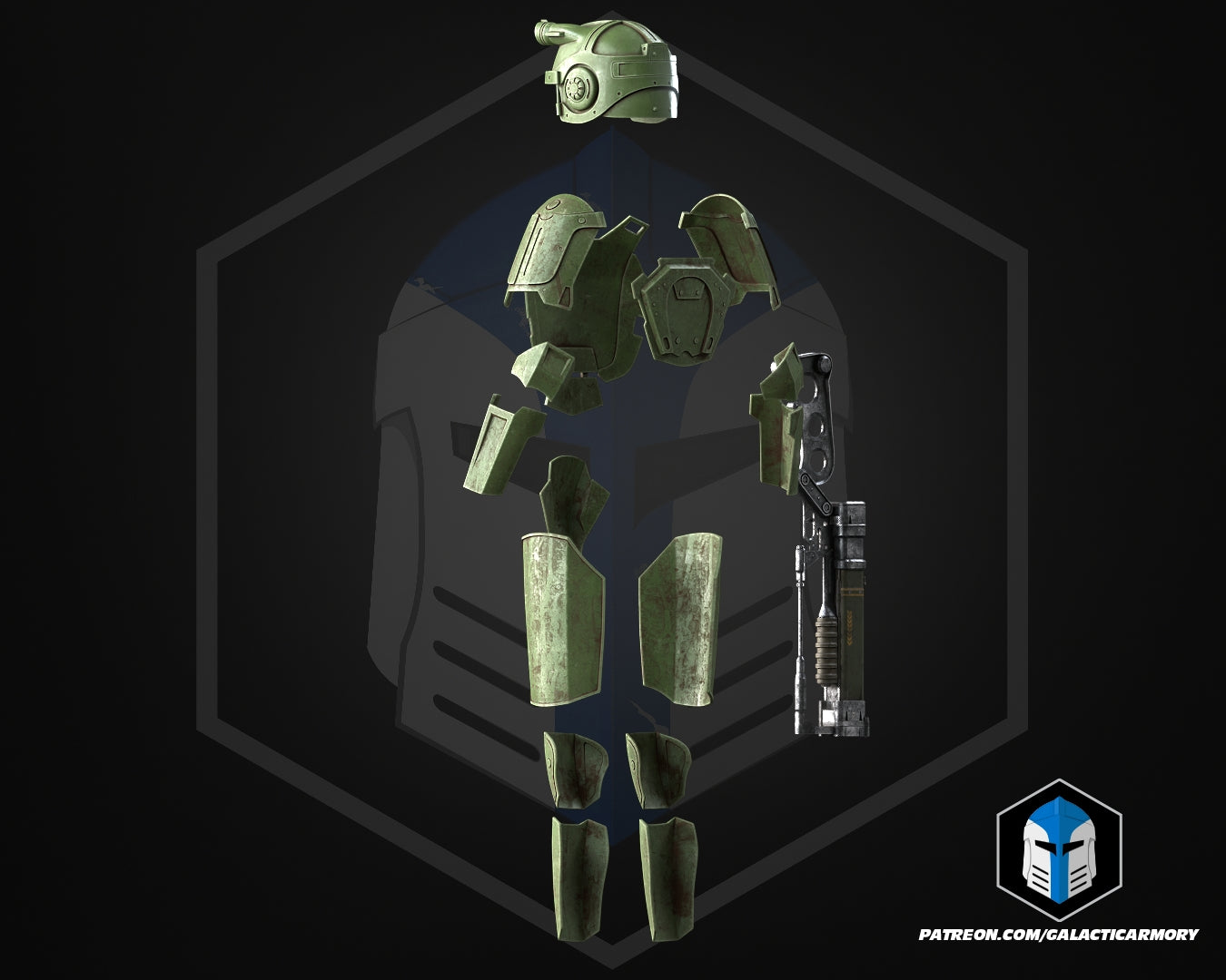Combat Armor and Laser Rifle - 3D Print Files