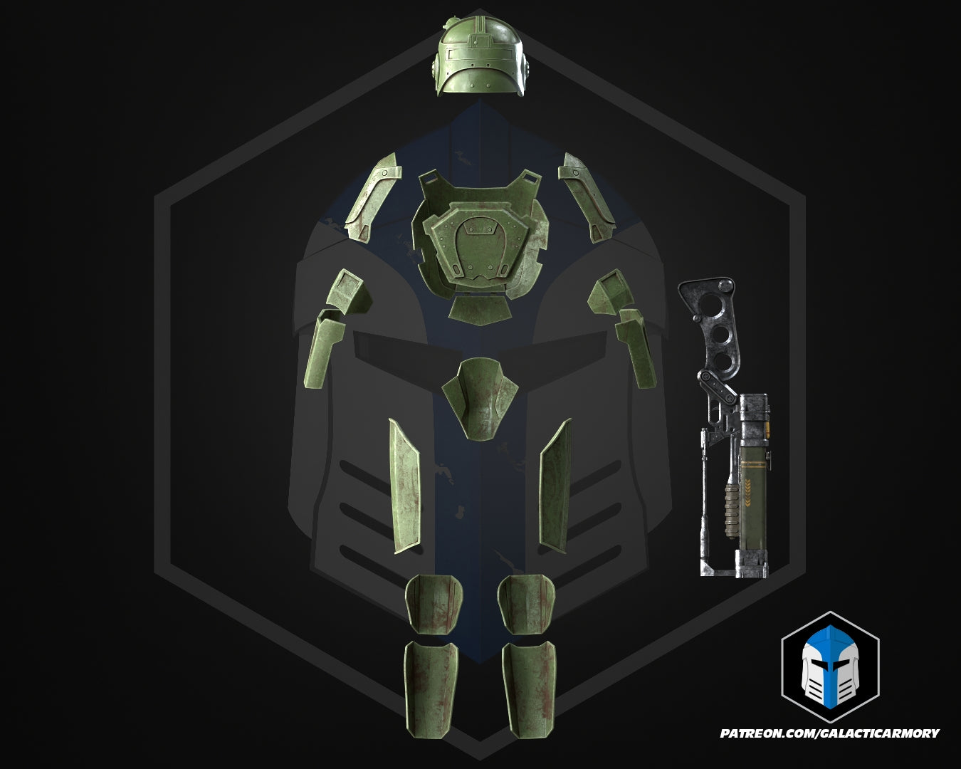 Combat Armor and Laser Rifle - 3D Print Files