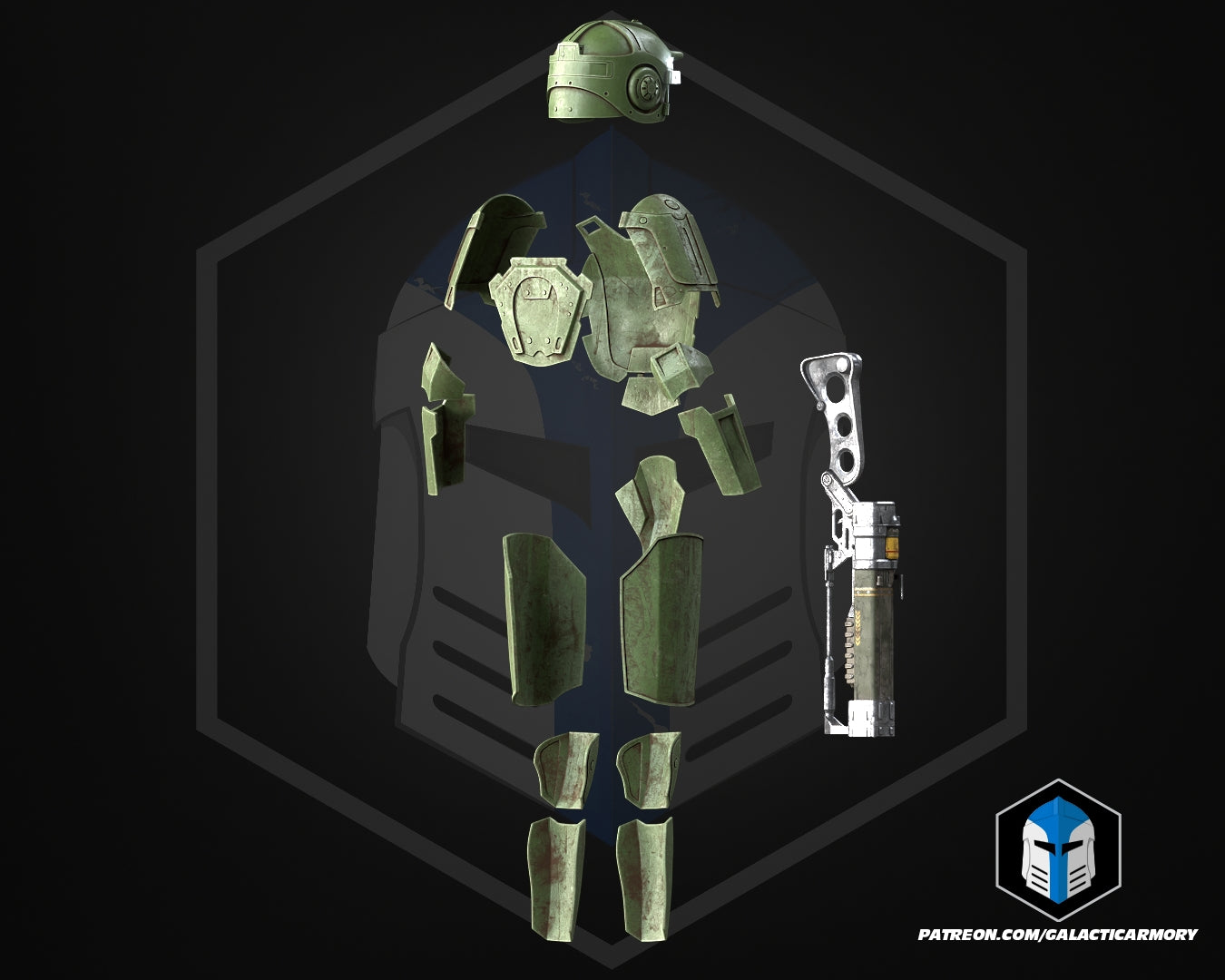Combat Armor and Laser Rifle - 3D Print Files