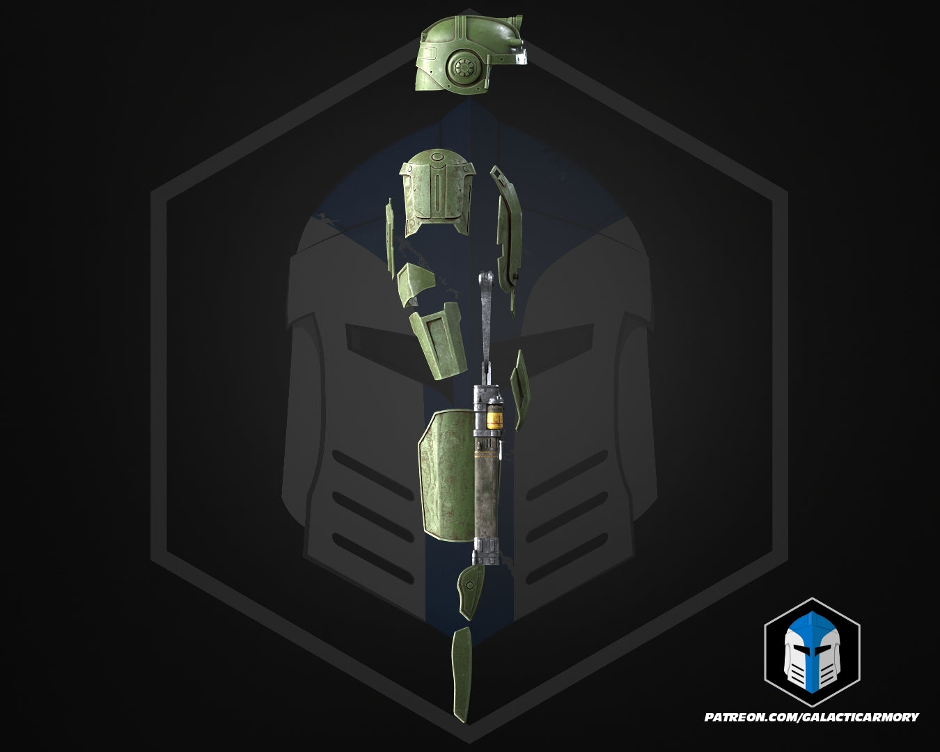 Combat Armor and Laser Rifle - 3D Print Files