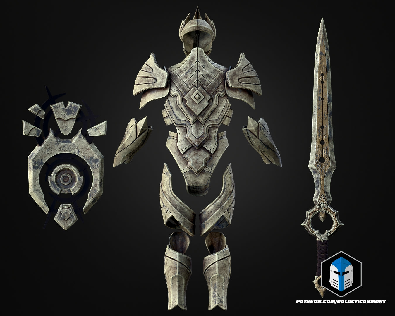 Raidriar Armor and Weapon Set - 3D Print Files