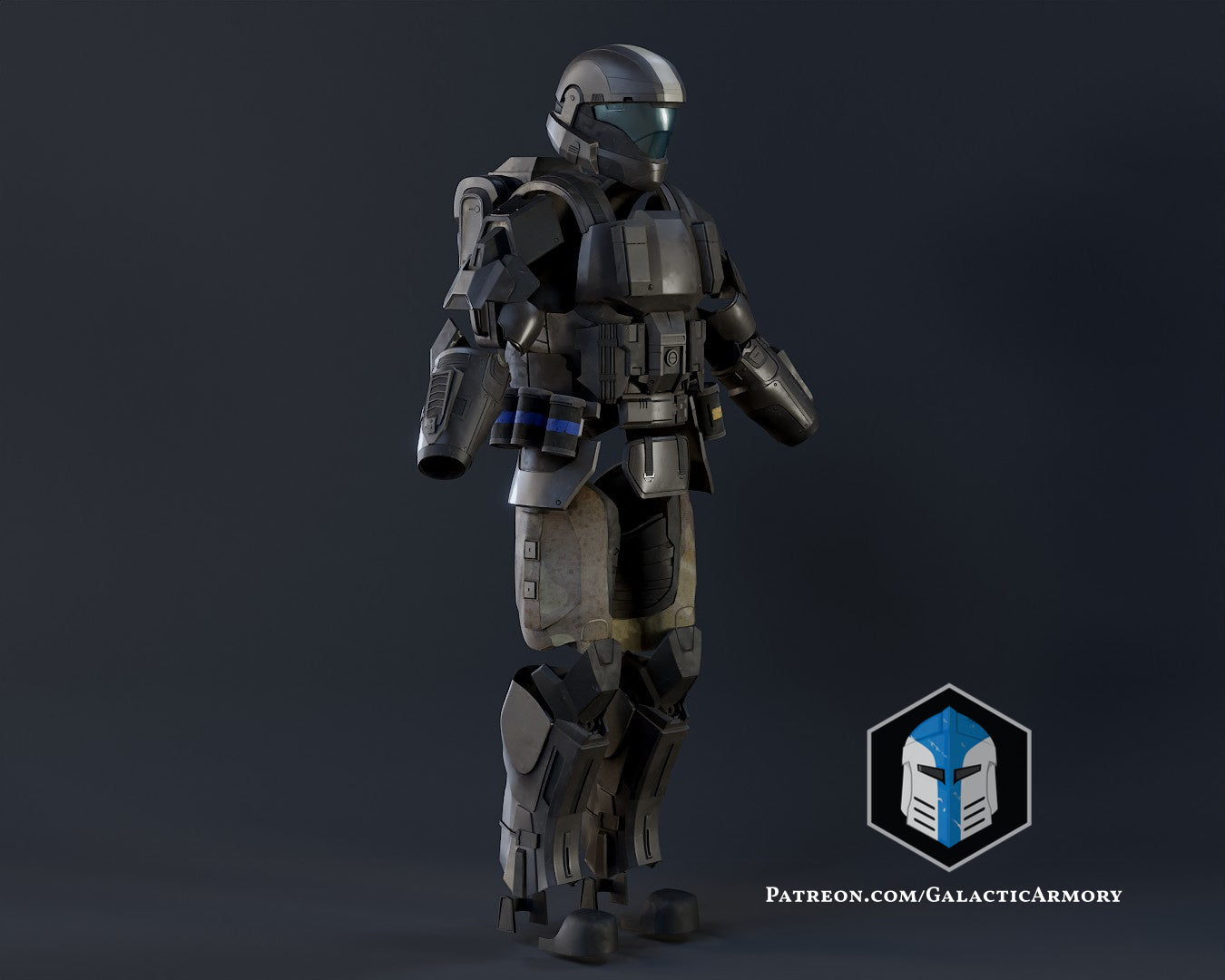 Unsc Odst Rookie 3 ODST Rookie Armor - 3D Print Files – Galactic Armory