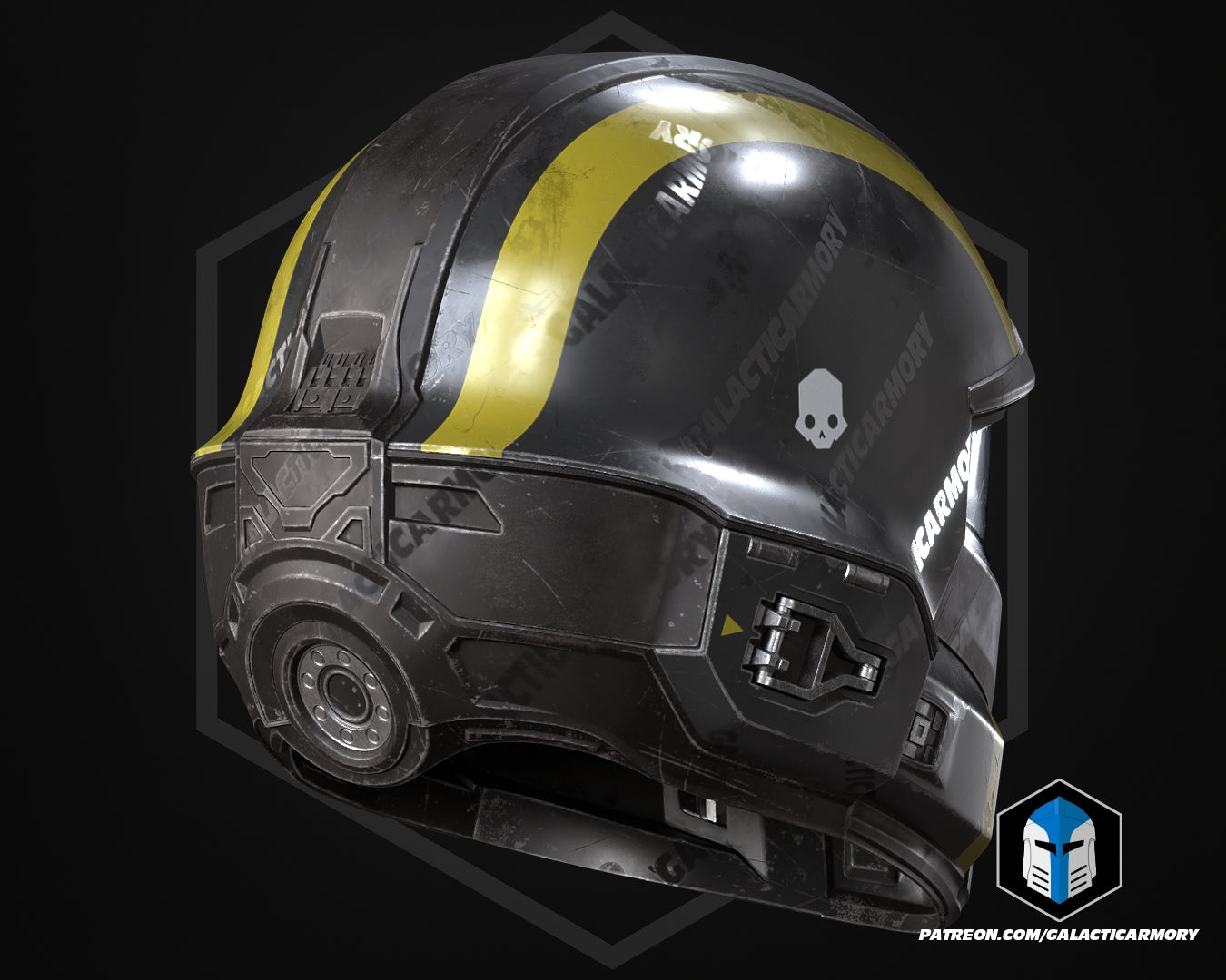 HD2 Helmet - B-01 Tactical - 3D Print Files – Galactic Armory