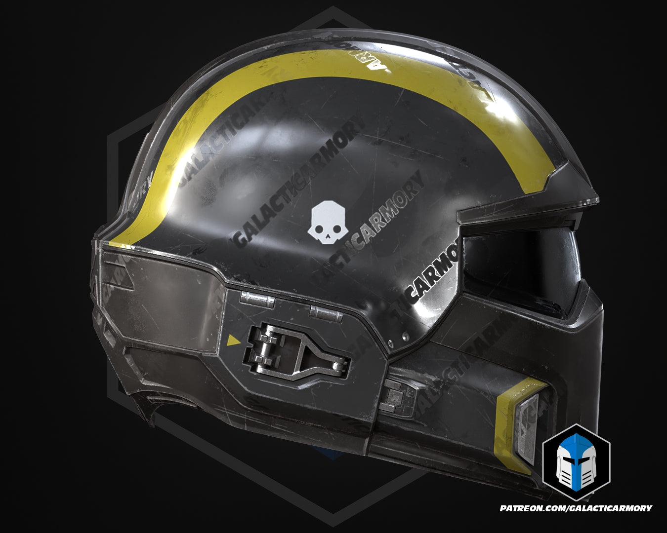 HD2 Helmet - B-01 Tactical - 3D Print Files – Galactic Armory