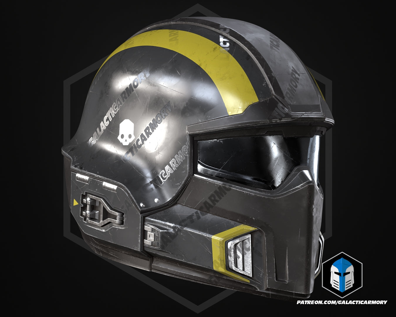 HD2 Helmet - B-01 Tactical - 3D Print Files – Galactic Armory
