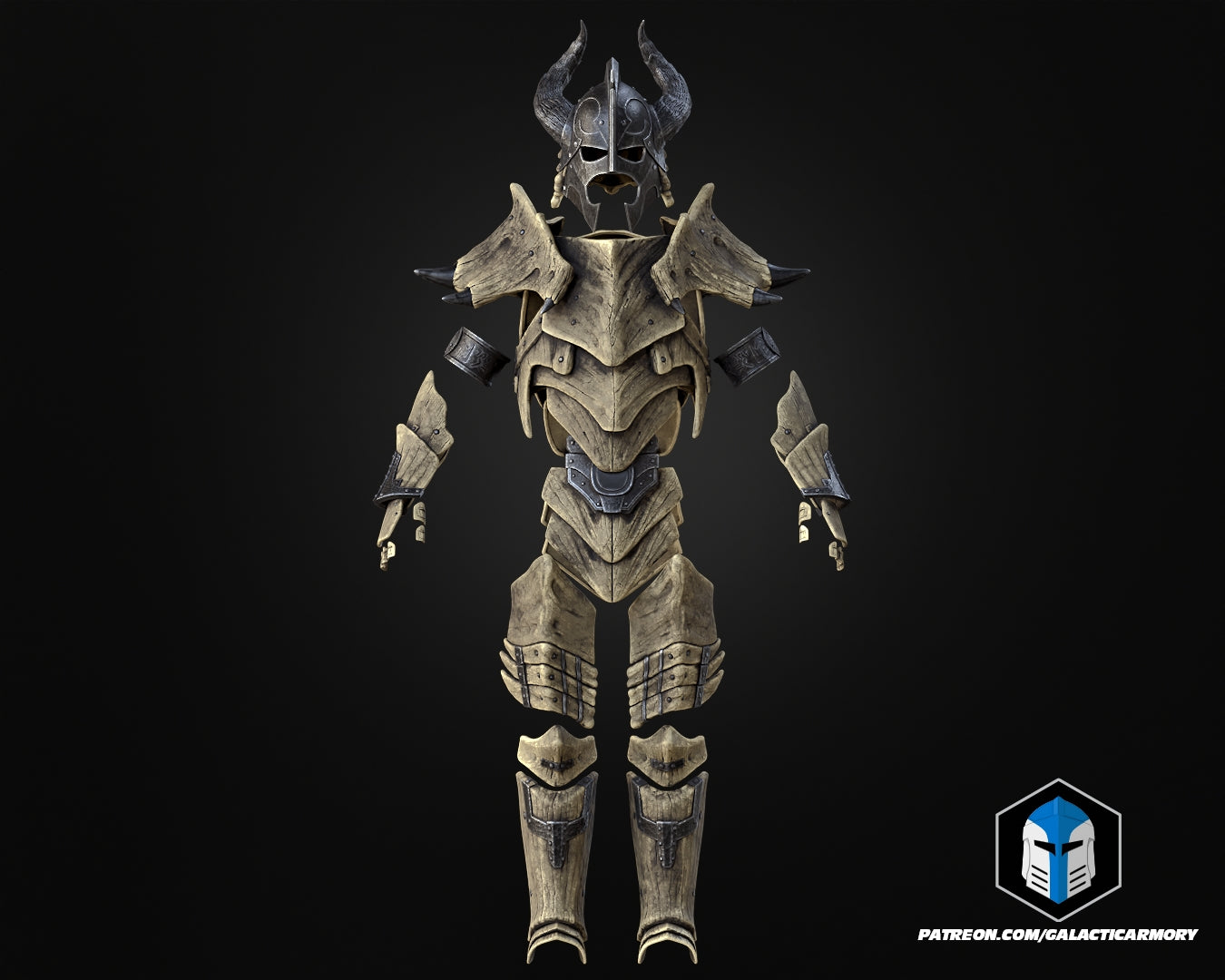 Dragonbone Helmet and Armor - 3D Print Files