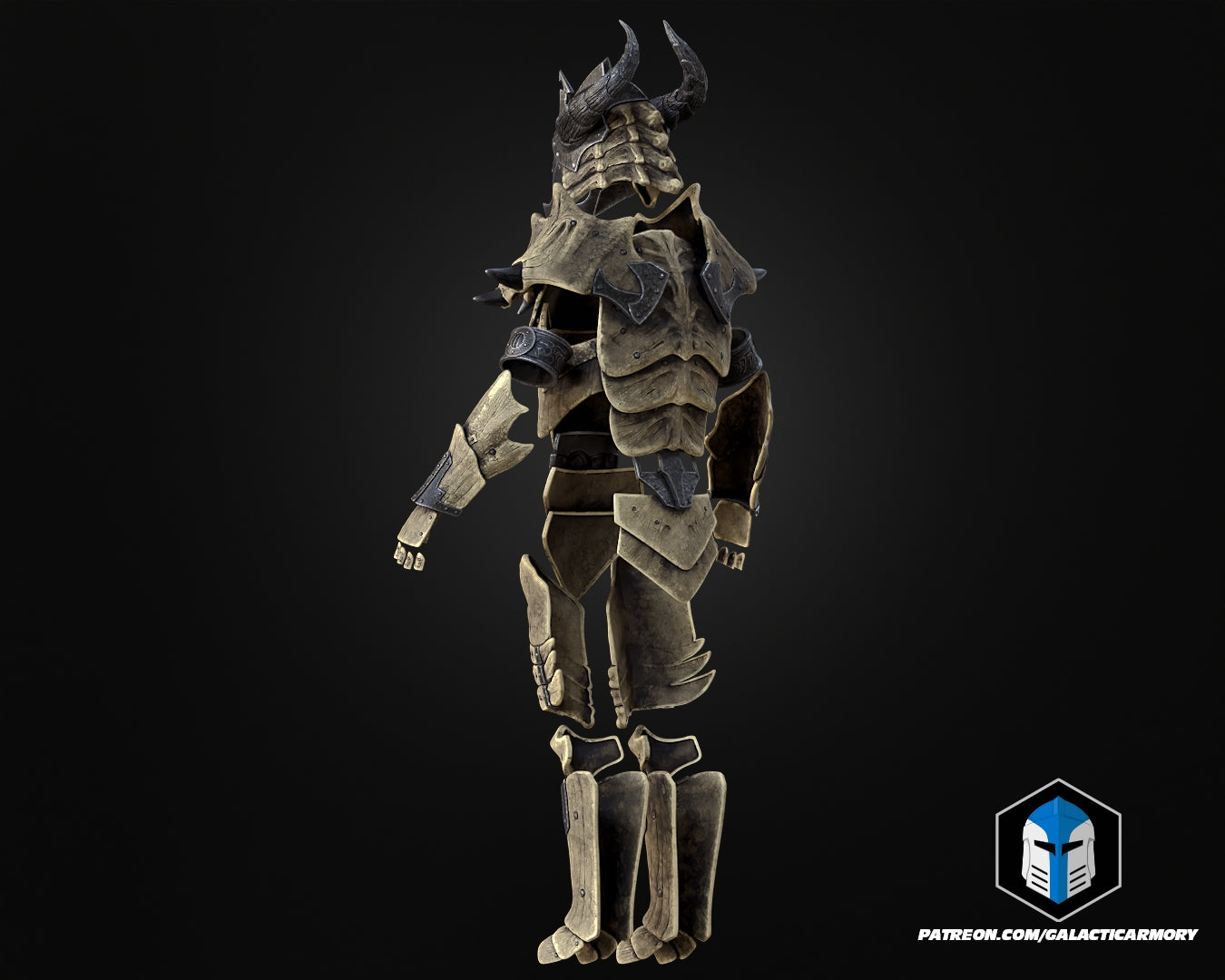 Dragonbone Helmet and Armor - 3D Print Files