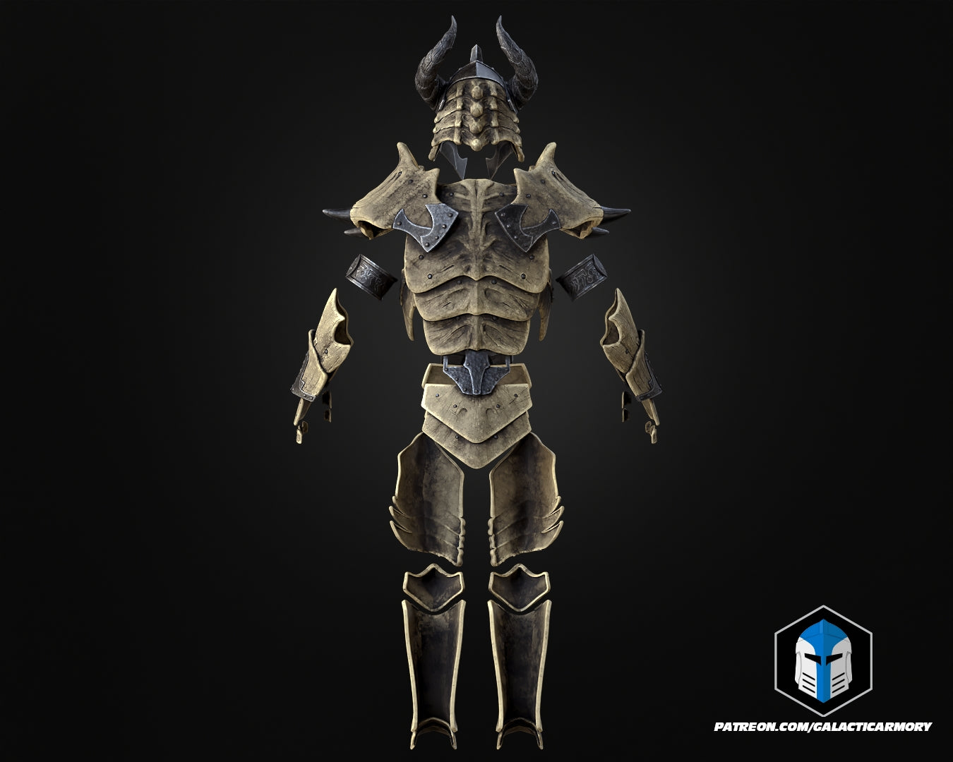 Dragonbone Helmet and Armor - 3D Print Files
