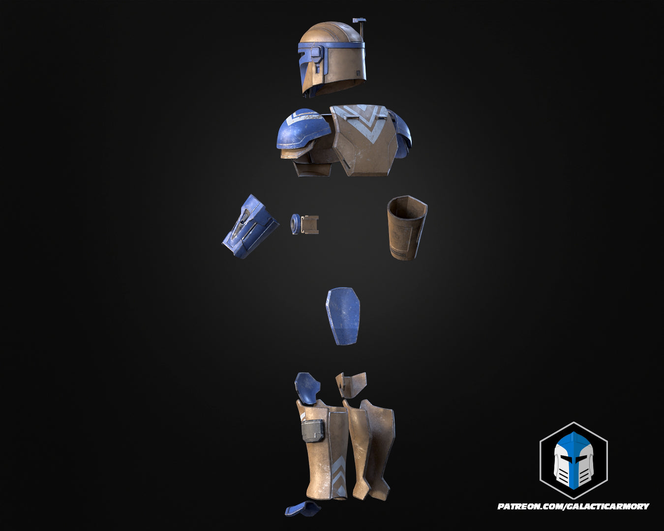Mando Loyalty Helmet and Armor - 3D Print Files