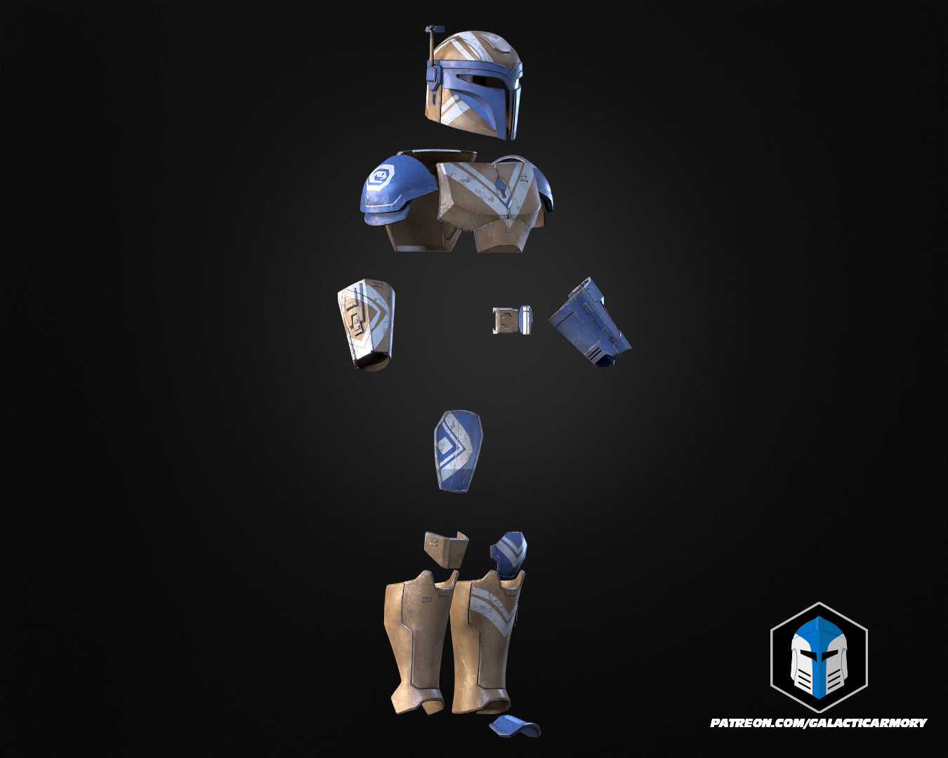 Mando Loyalty Helmet and Armor - 3D Print Files