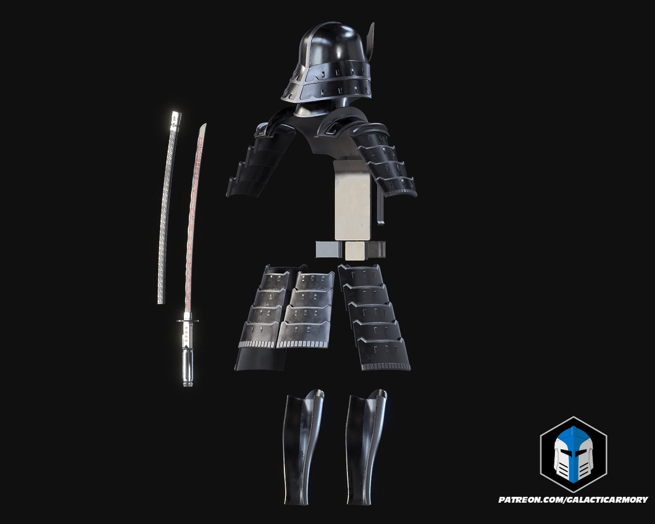 Samurai Darth Vader Armor - 3D Print Files