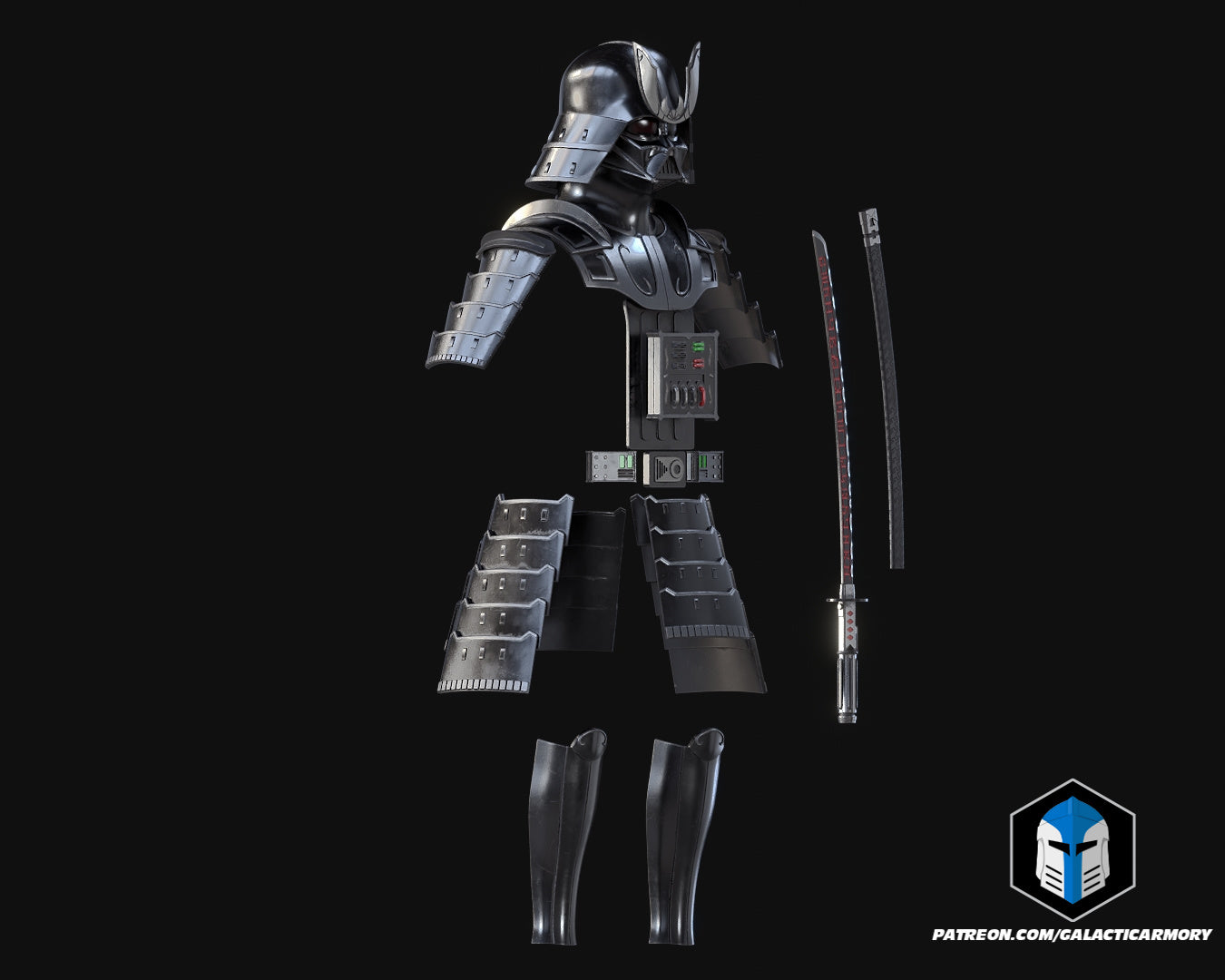 Samurai Darth Vader Armor - 3D Print Files