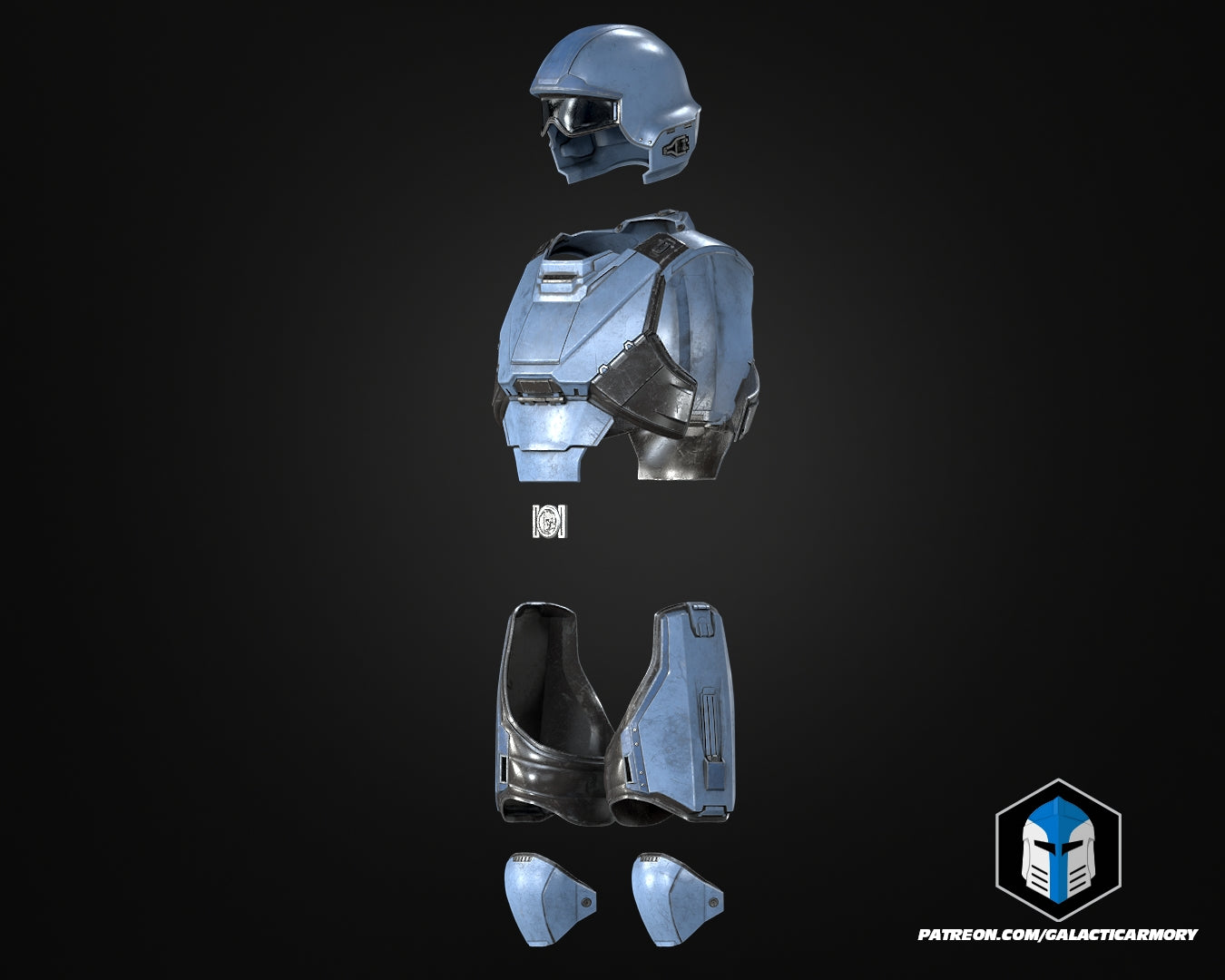 Helldivers 2 - SEAF Trooper Helmet and Armor - 3D Print Files