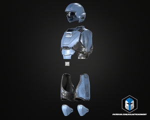 Helldivers 2 - SEAF Trooper Helmet and Armor - 3D Print Files