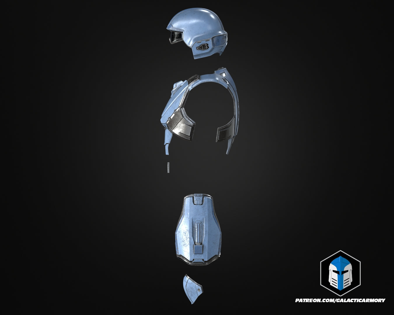 Helldivers 2 - SEAF Trooper Helmet and Armor - 3D Print Files
