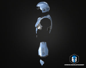 Helldivers 2 - SEAF Trooper Helmet and Armor - 3D Print Files