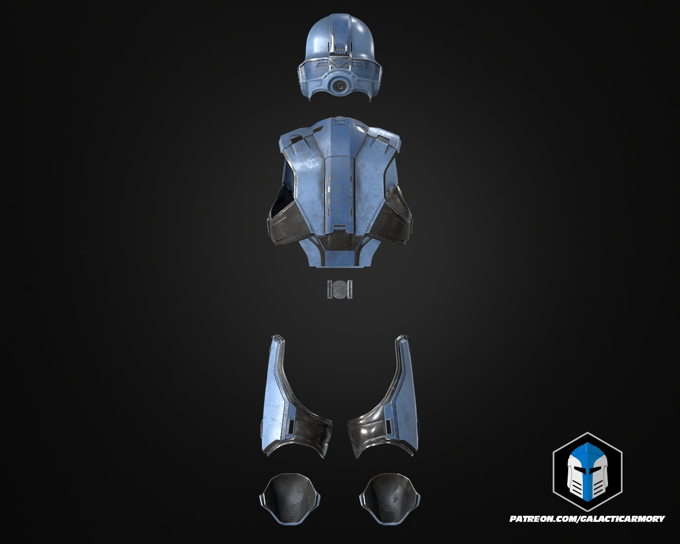 Helldivers 2 - SEAF Trooper Helmet and Armor - 3D Print Files